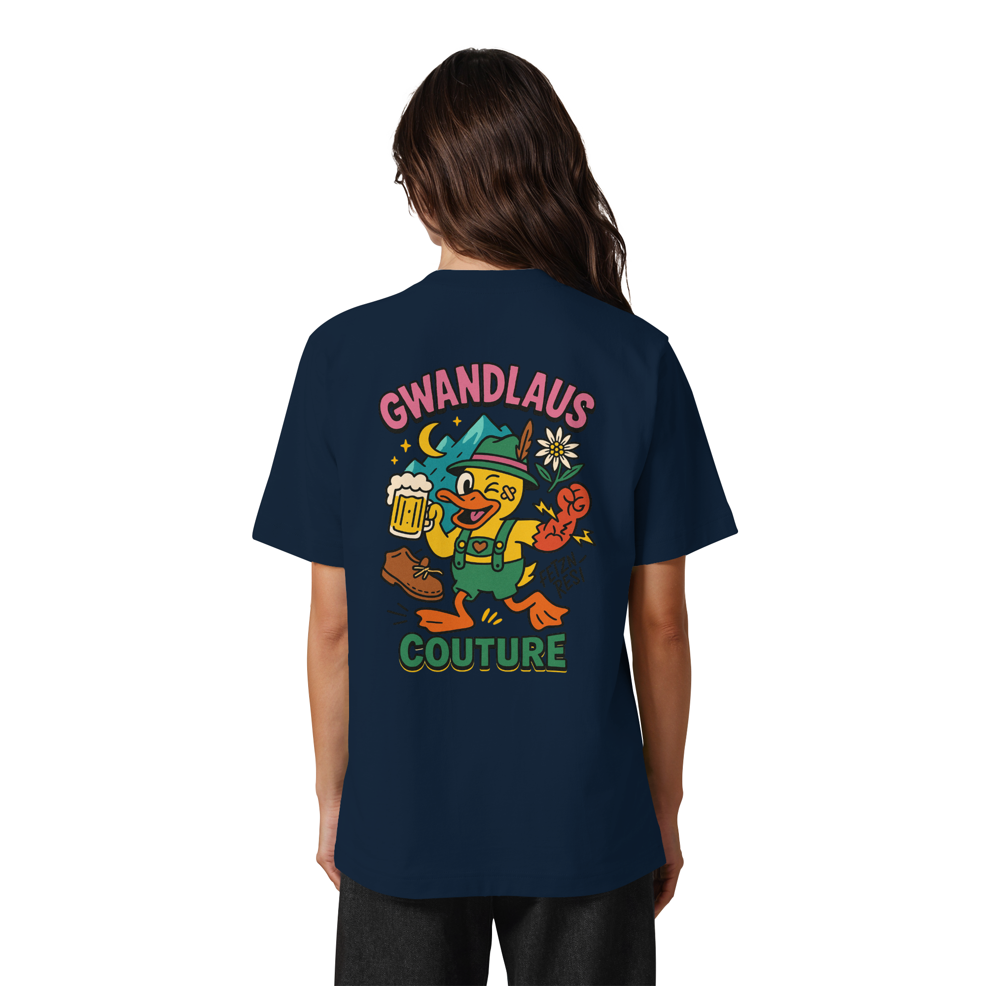 Crazy Duck - Heavy Oversized Organic Shirt