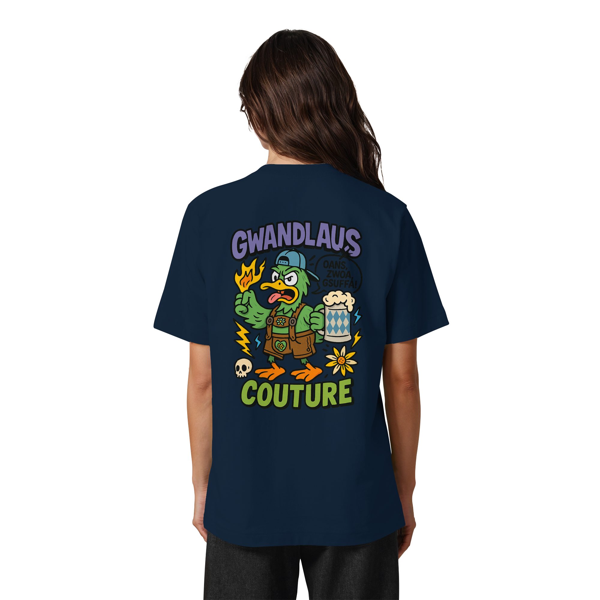 Ente süßsauer - Heavy Oversized Organic Shirt