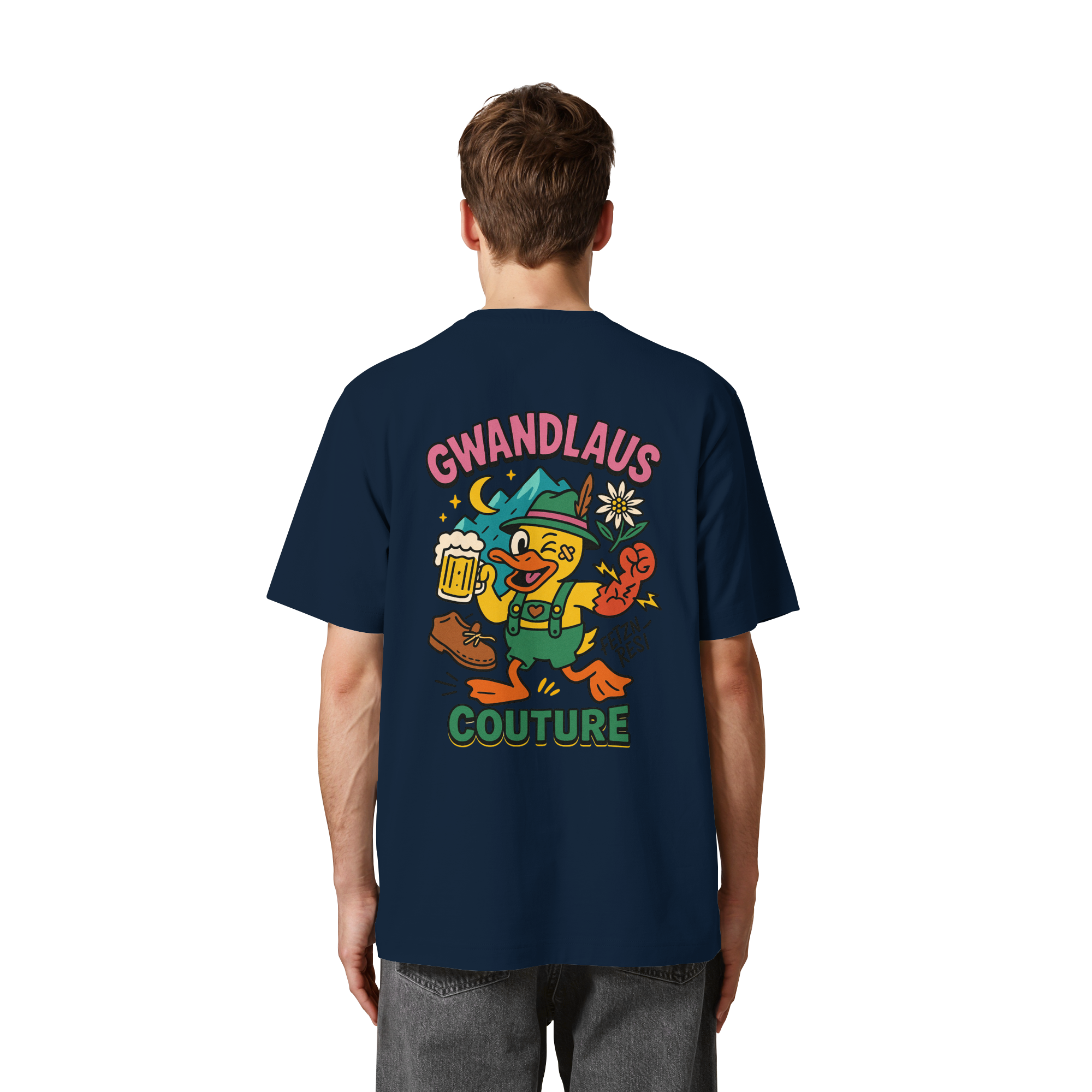 Crazy Duck - Heavy Oversized Organic Shirt
