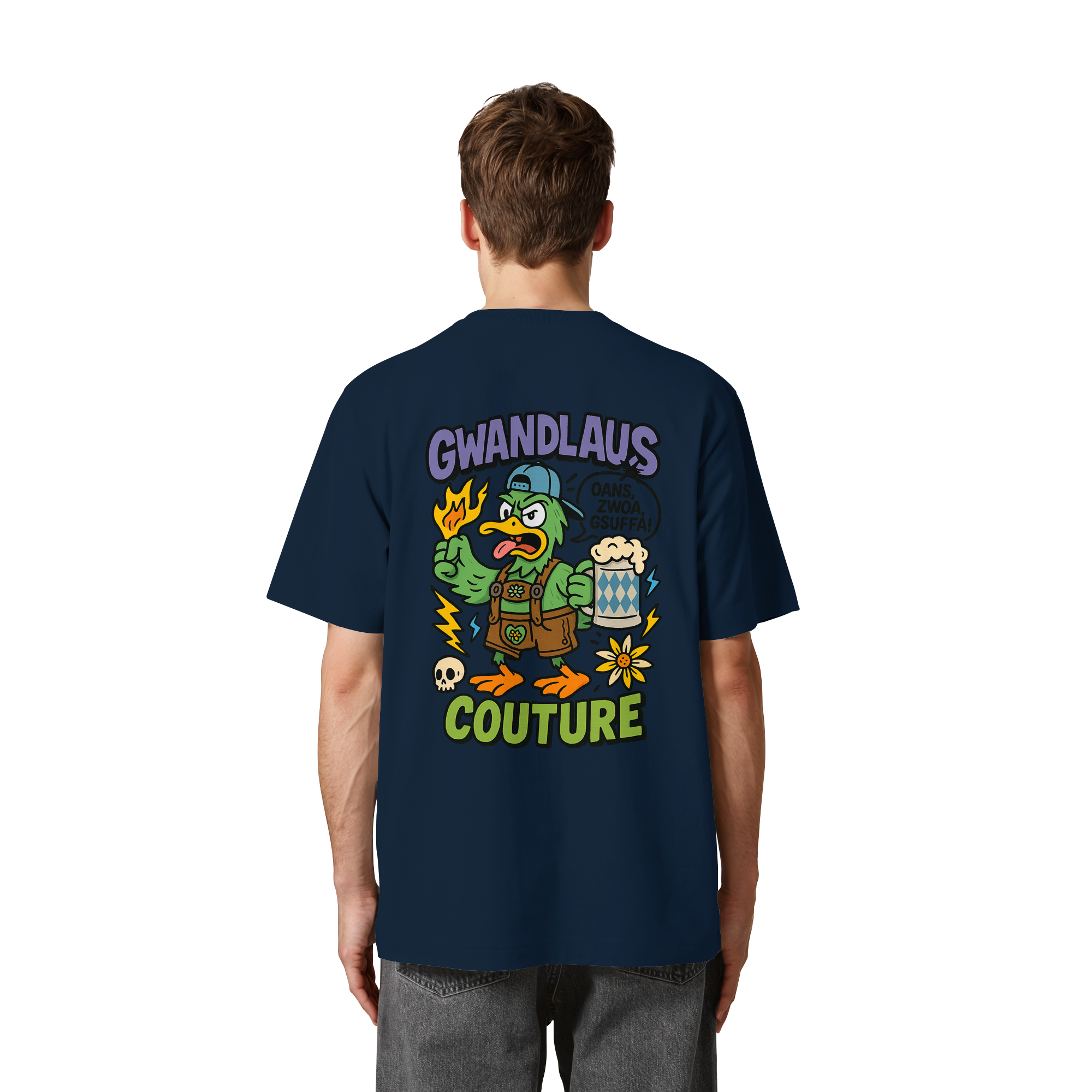 Ente süßsauer - Heavy Oversized Organic Shirt