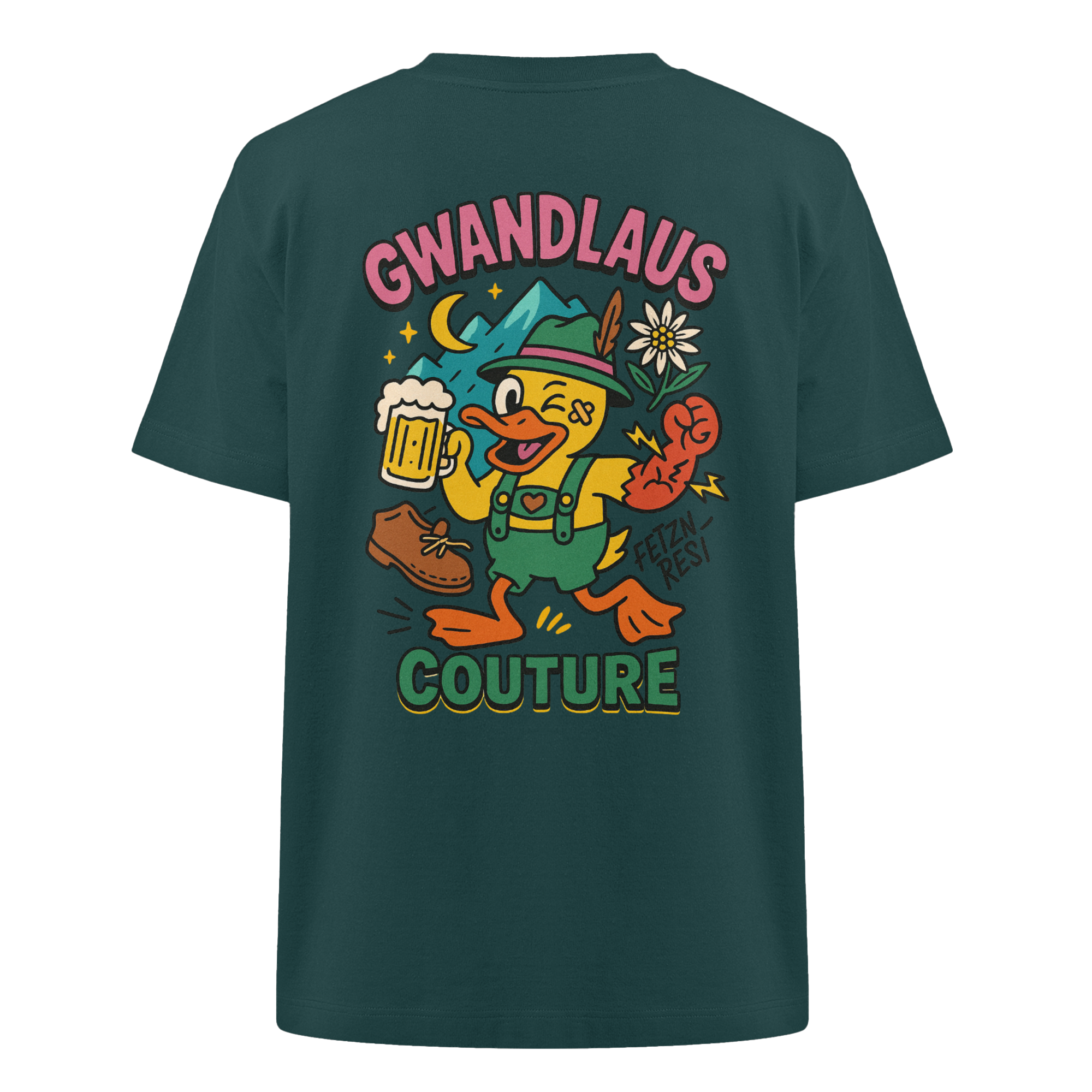 Crazy Duck - Heavy Oversized Organic Shirt