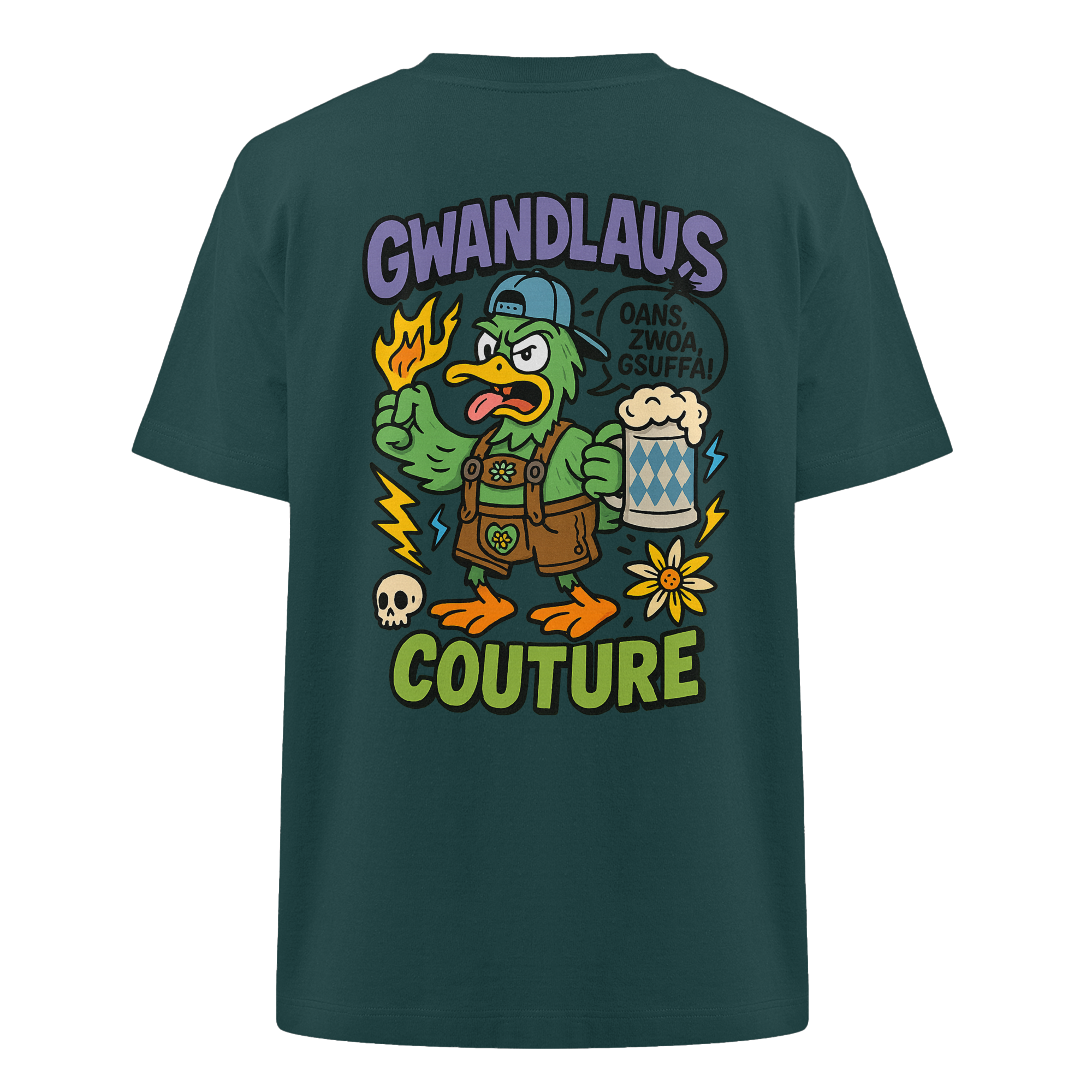 Ente süßsauer - Heavy Oversized Organic Shirt