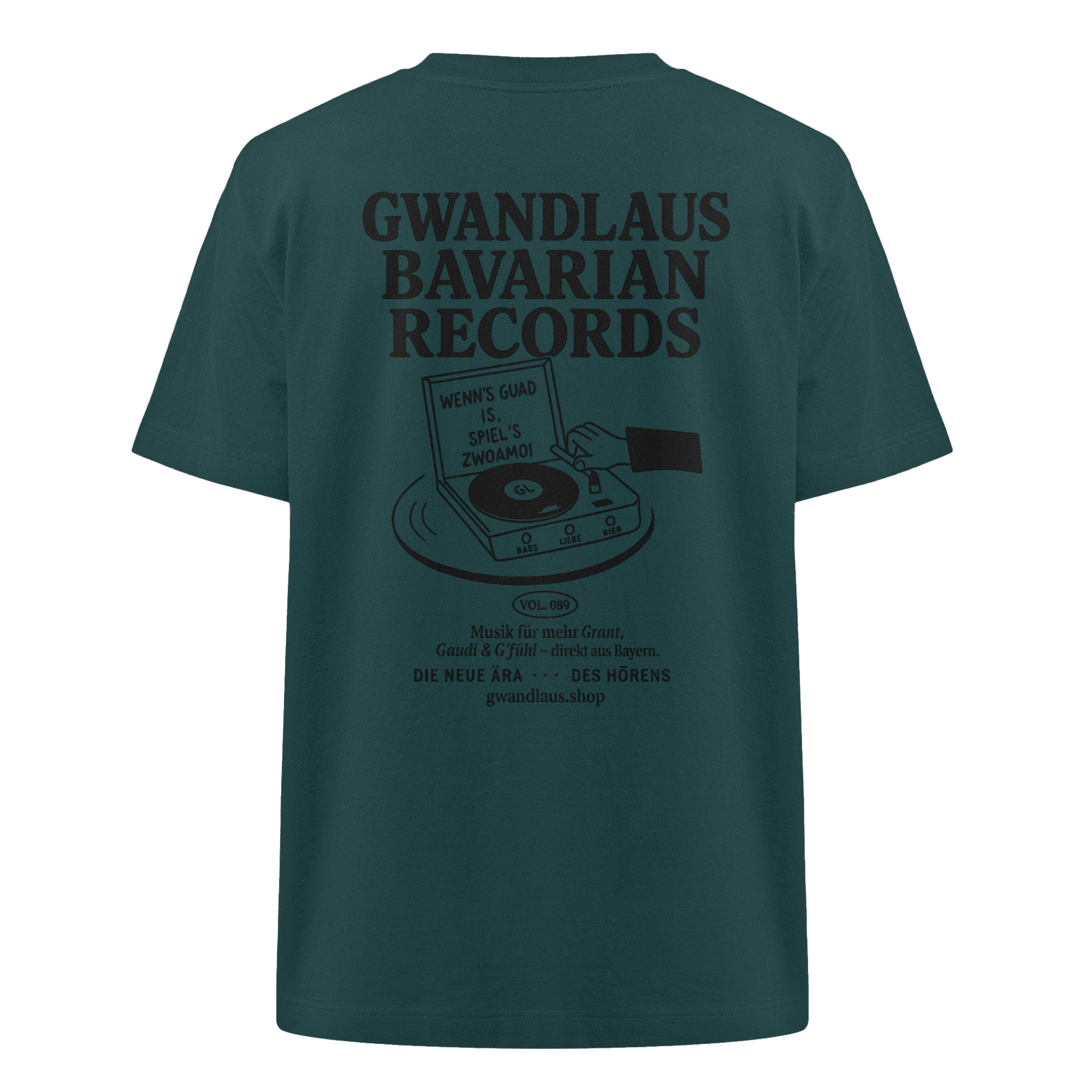 Bavarian Records  - Heavy Oversized Organic Shirt