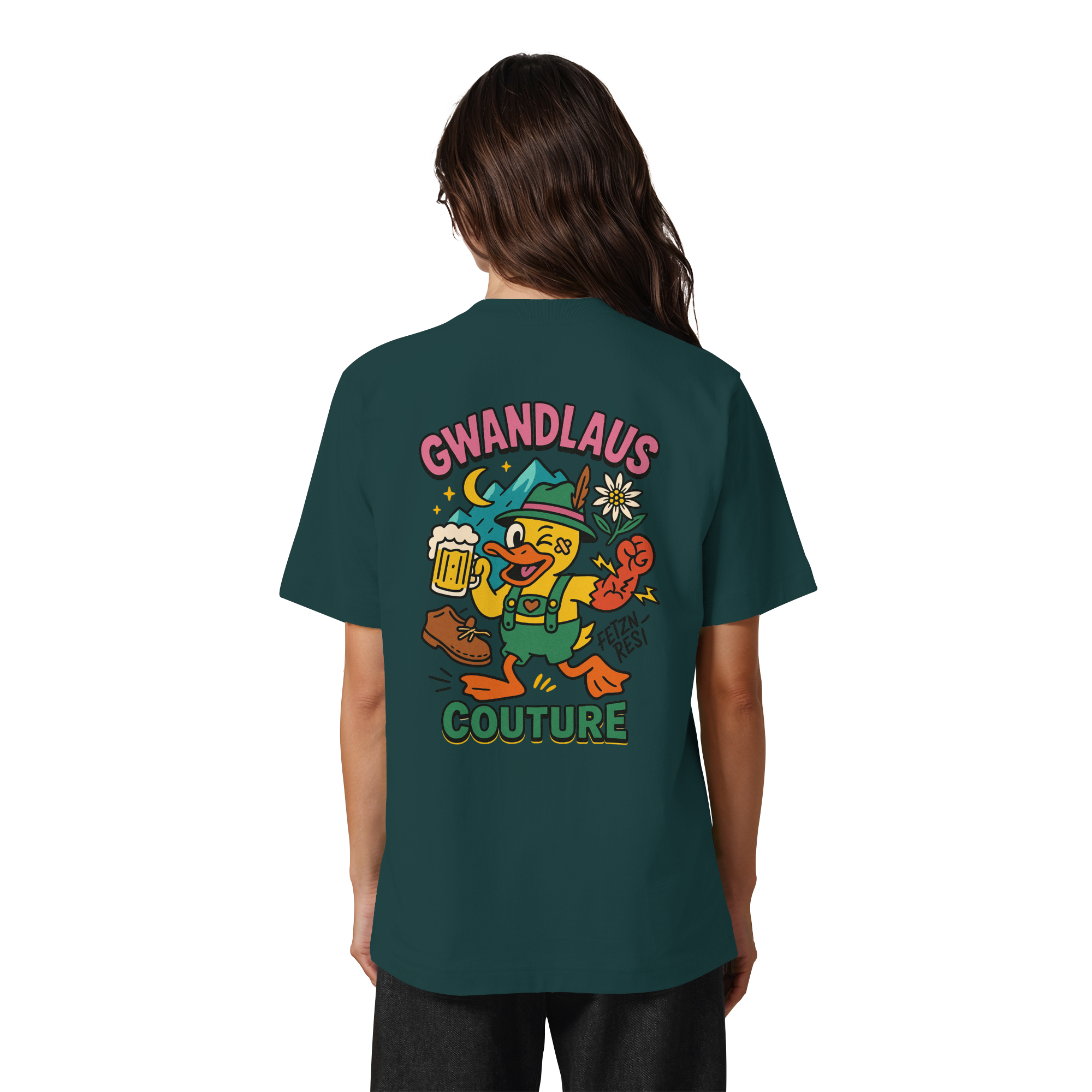 Crazy Duck - Heavy Oversized Organic Shirt