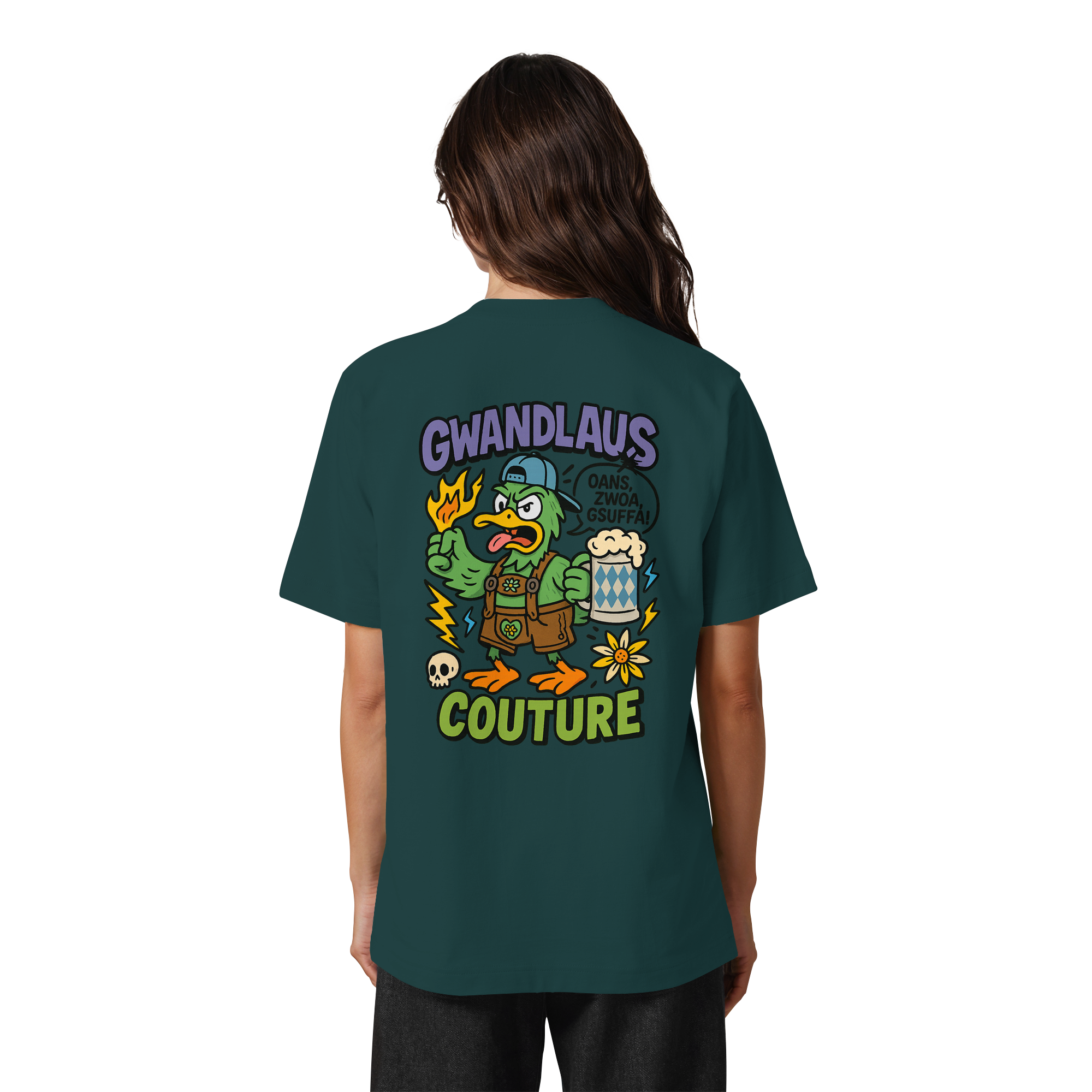 Ente süßsauer - Heavy Oversized Organic Shirt