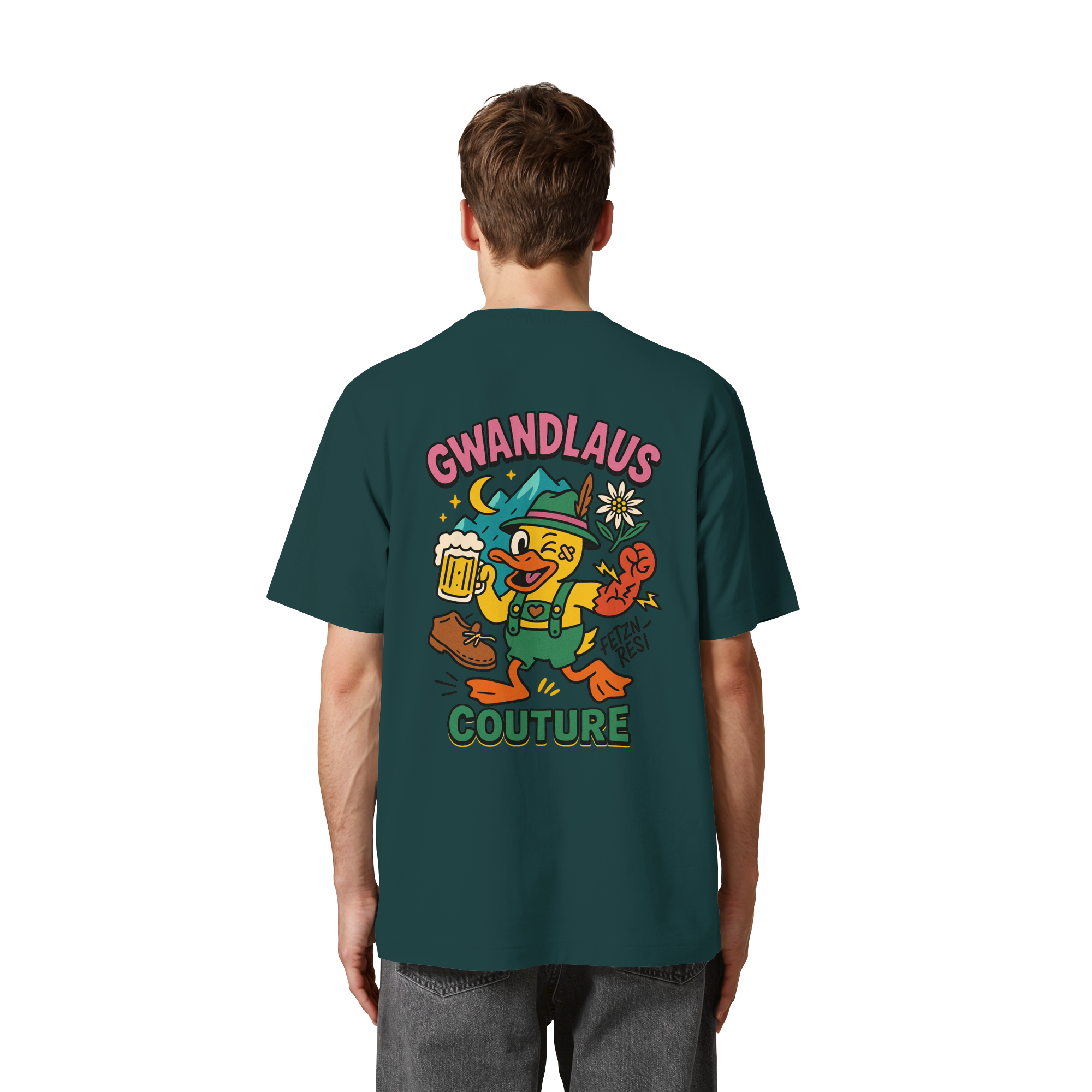 Crazy Duck - Heavy Oversized Organic Shirt