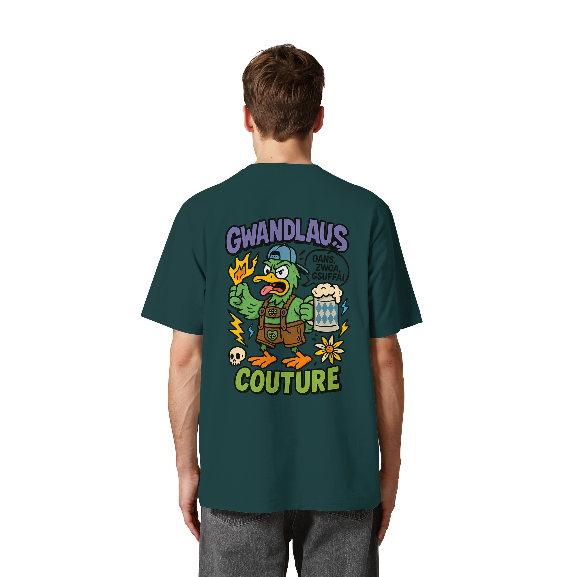 Ente süßsauer - Heavy Oversized Organic Shirt