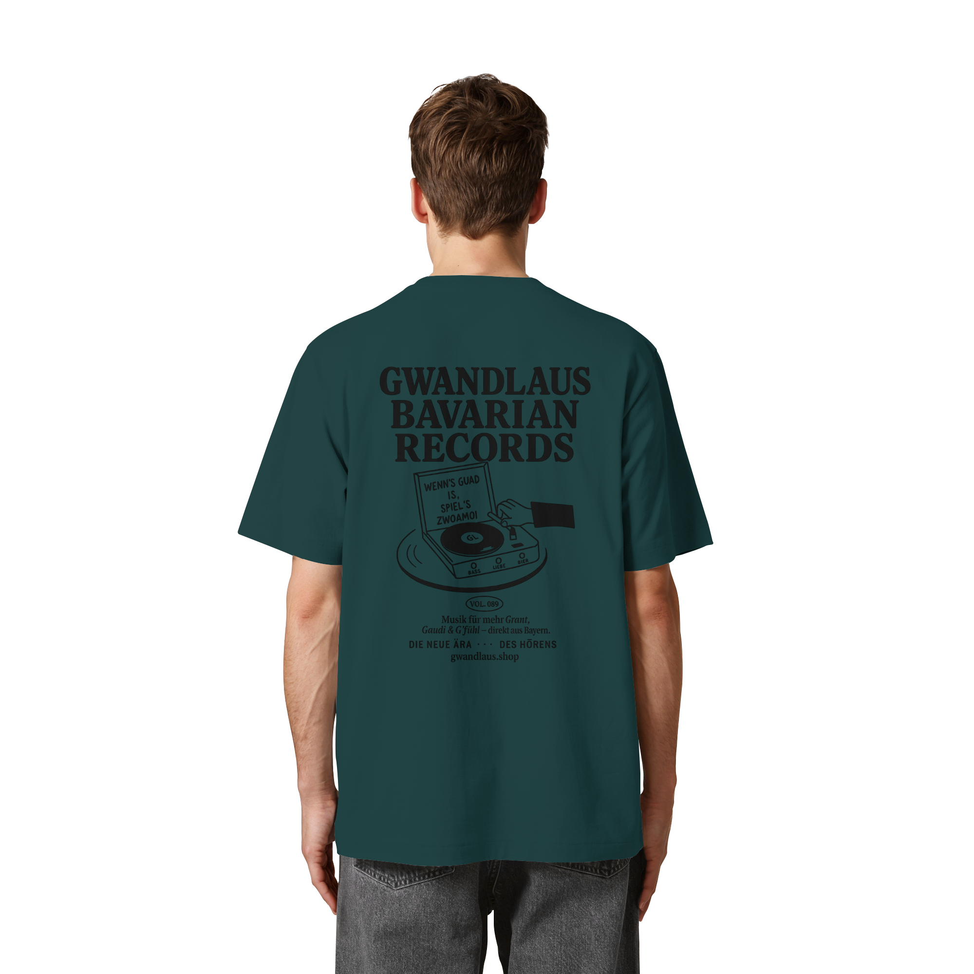 Bavarian Records  - Heavy Oversized Organic Shirt