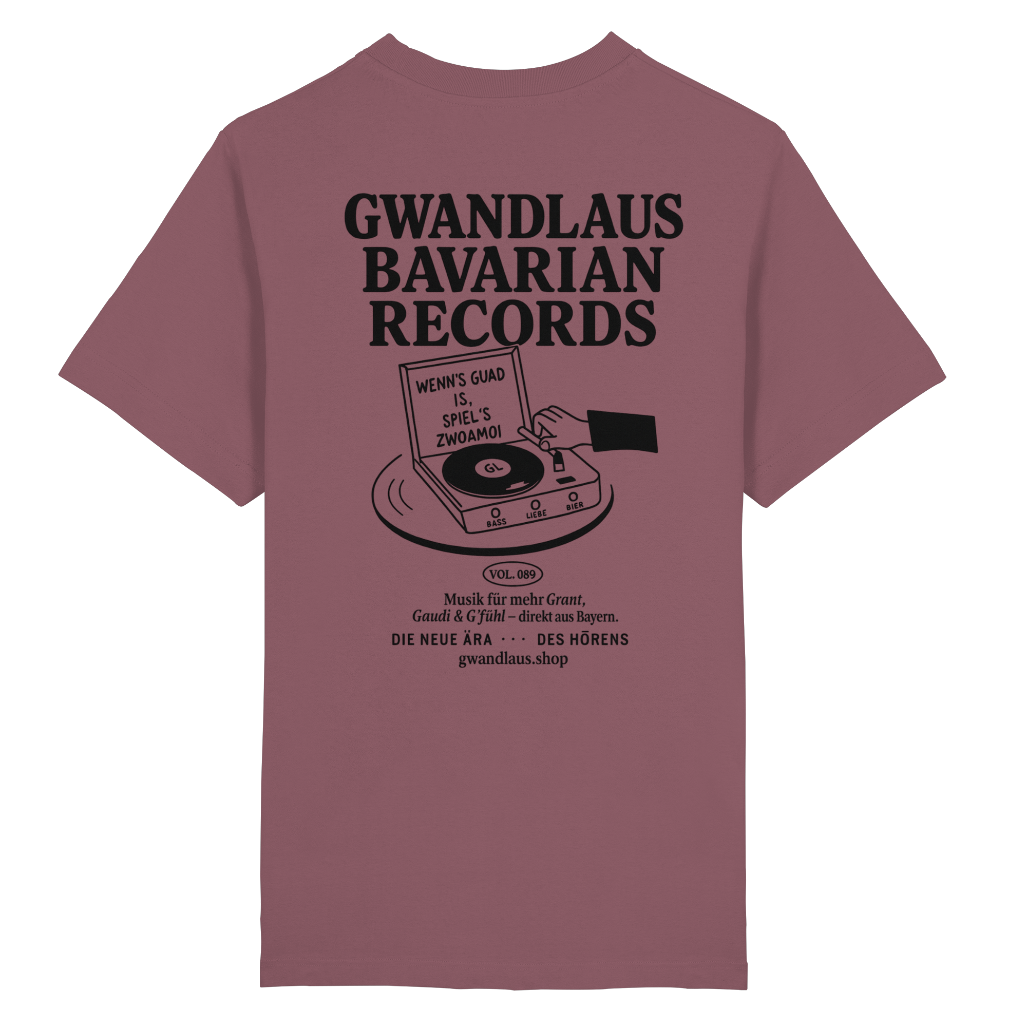 Bavarian Records  - Heavy Oversized Organic Shirt