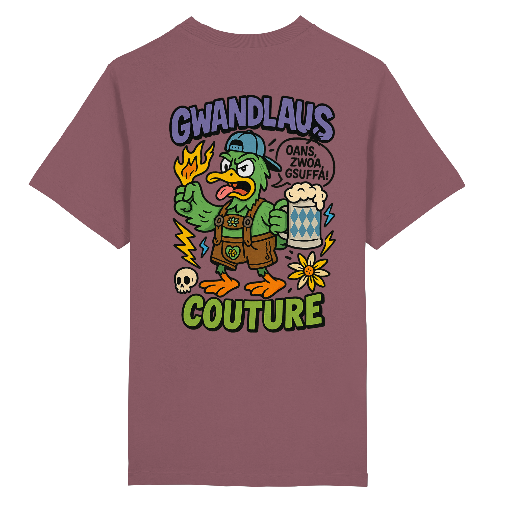 Ente süßsauer - Heavy Oversized Organic Shirt