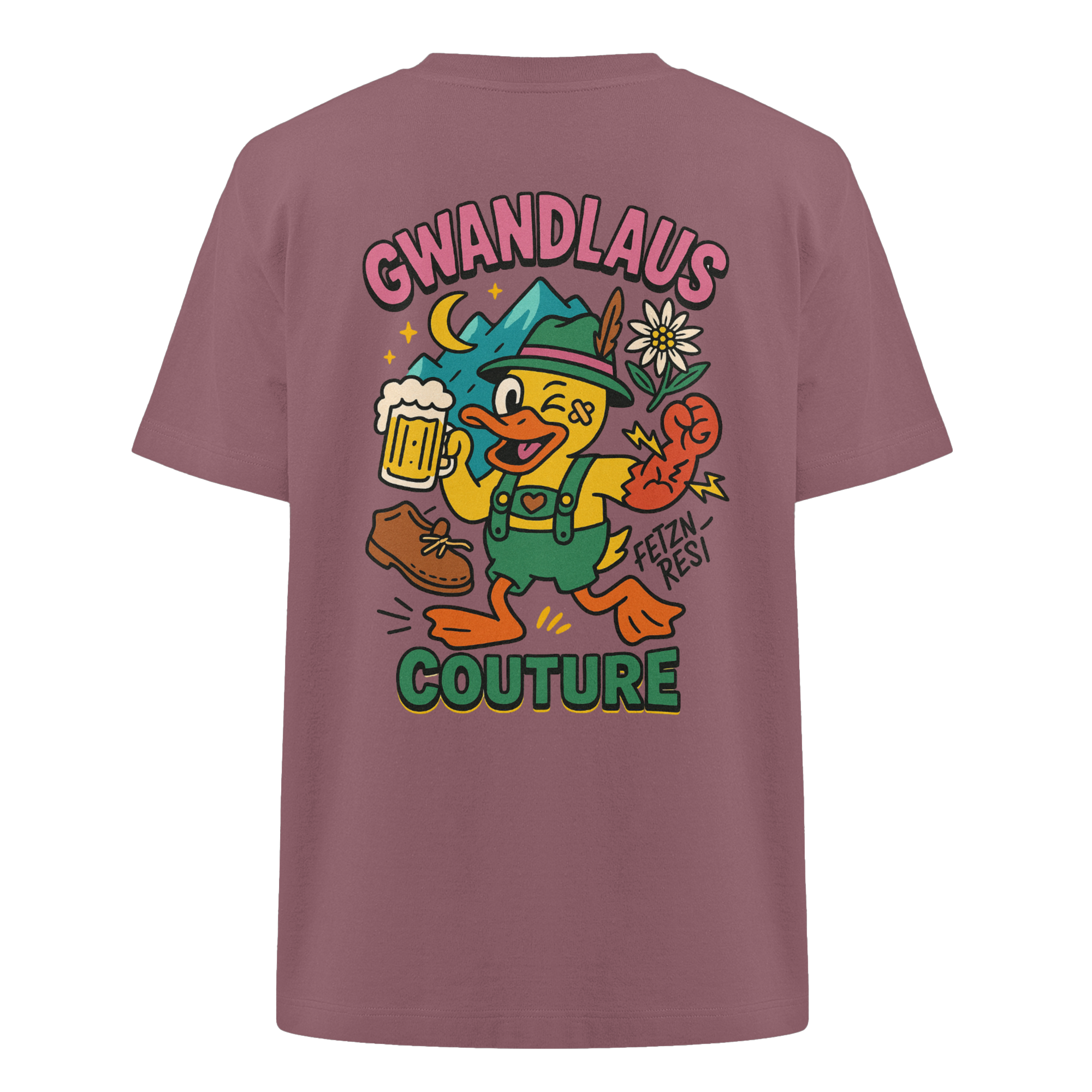 Crazy Duck - Heavy Oversized Organic Shirt