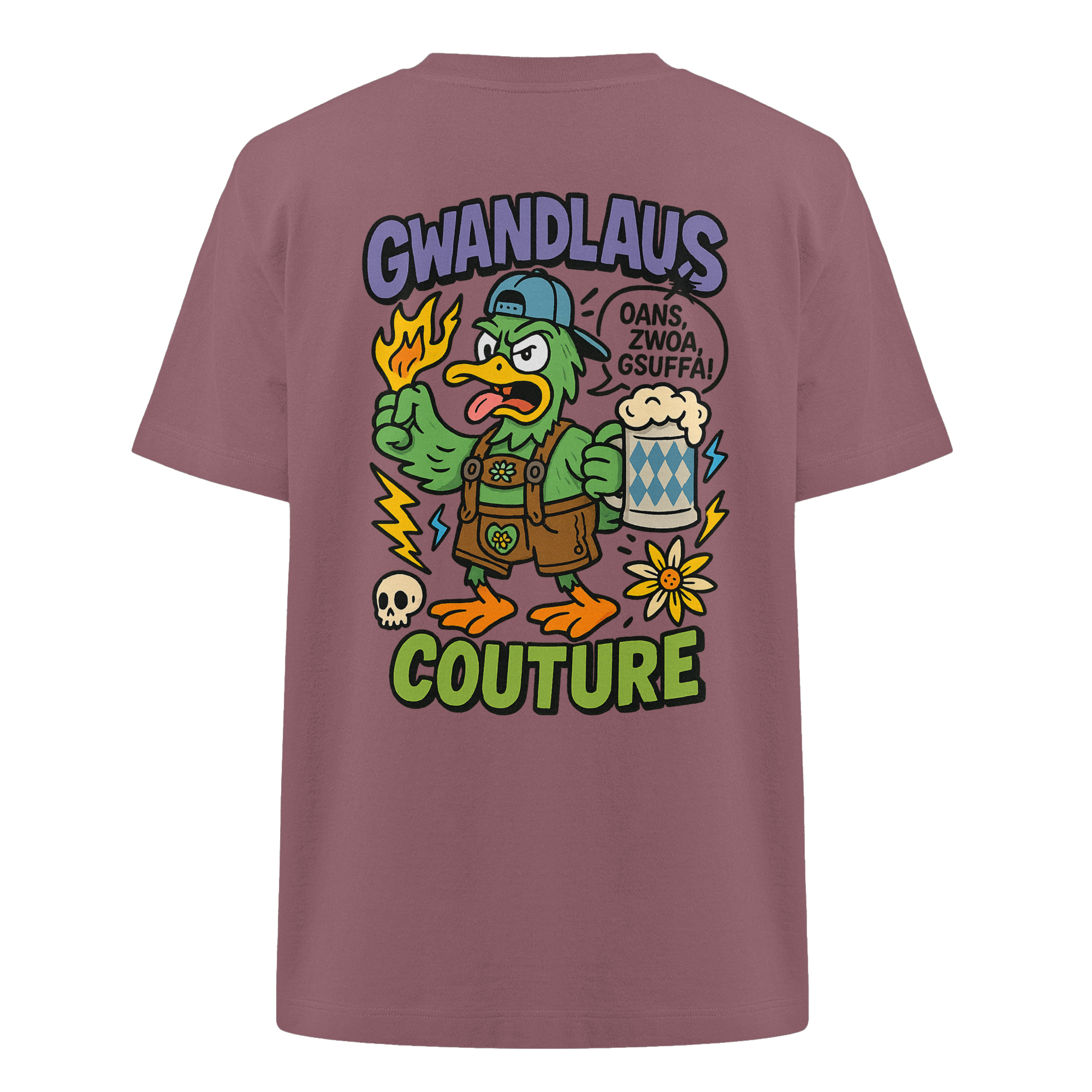 Ente süßsauer - Heavy Oversized Organic Shirt