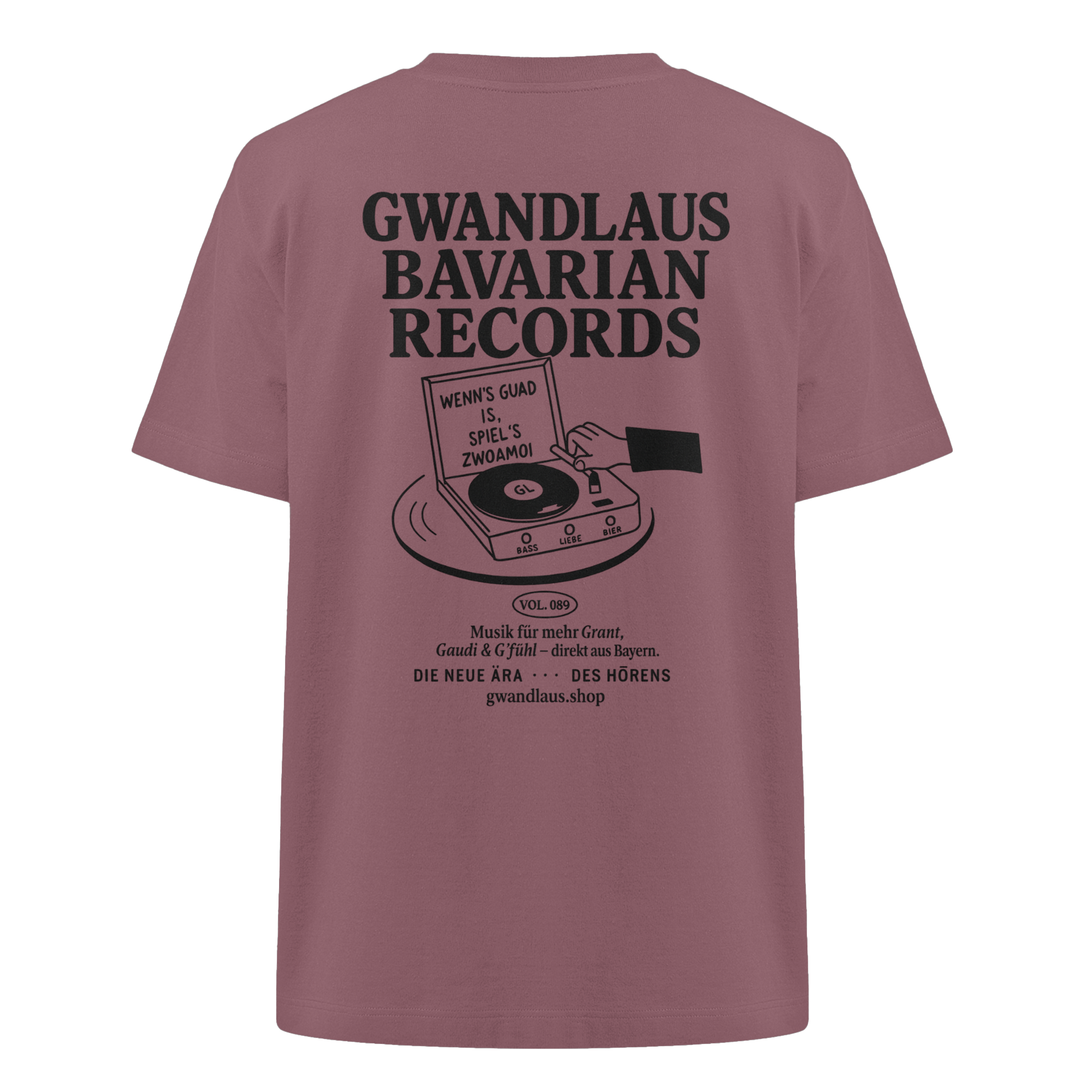 Bavarian Records  - Heavy Oversized Organic Shirt