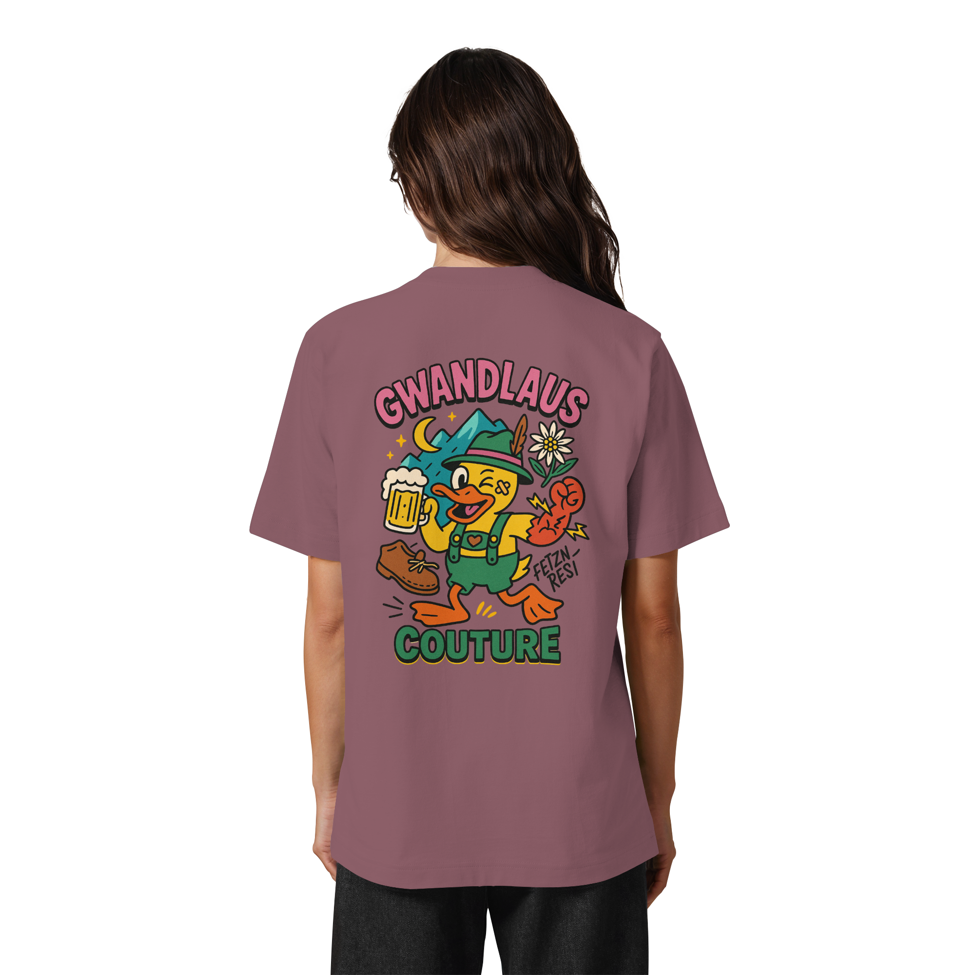 Crazy Duck - Heavy Oversized Organic Shirt