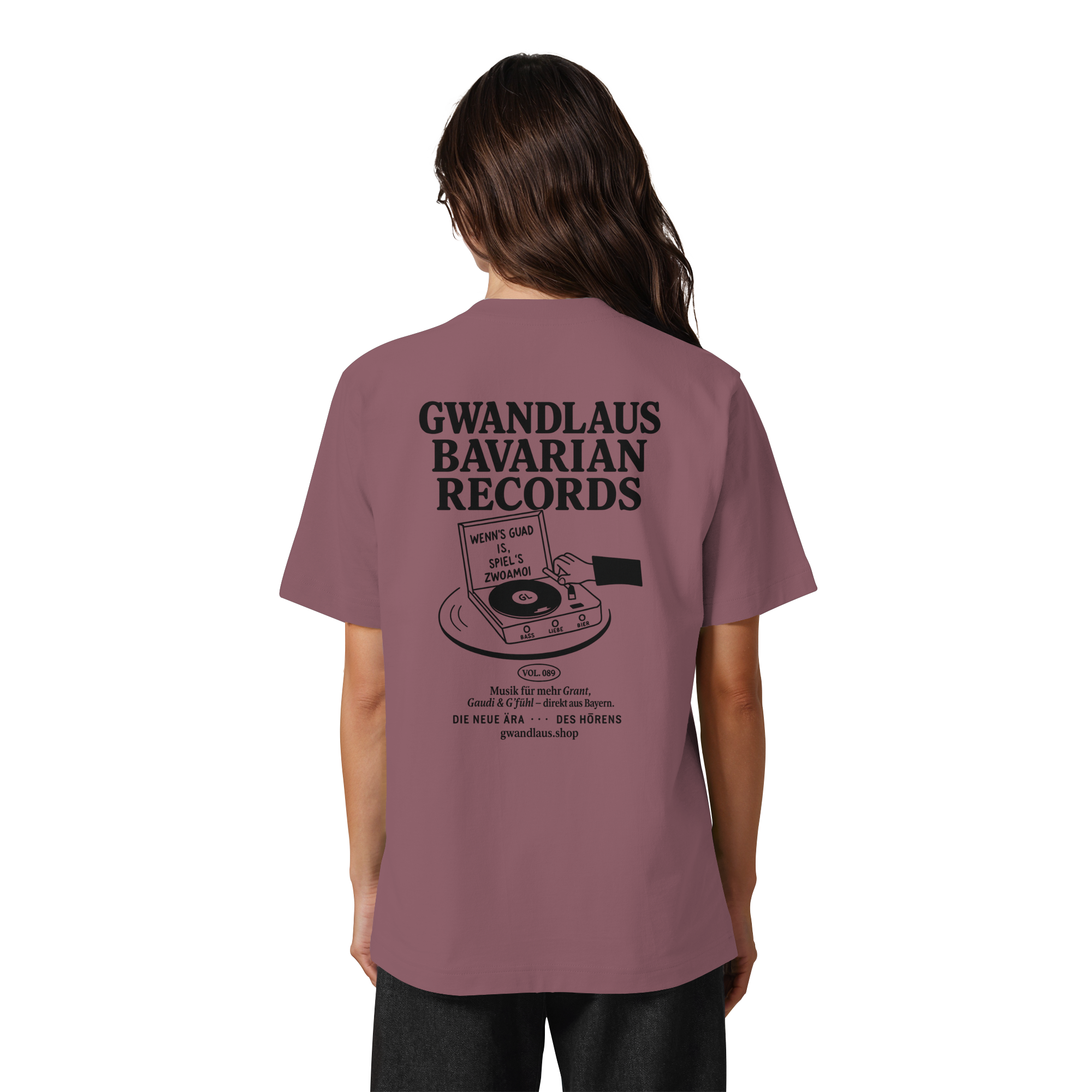 Bavarian Records  - Heavy Oversized Organic Shirt