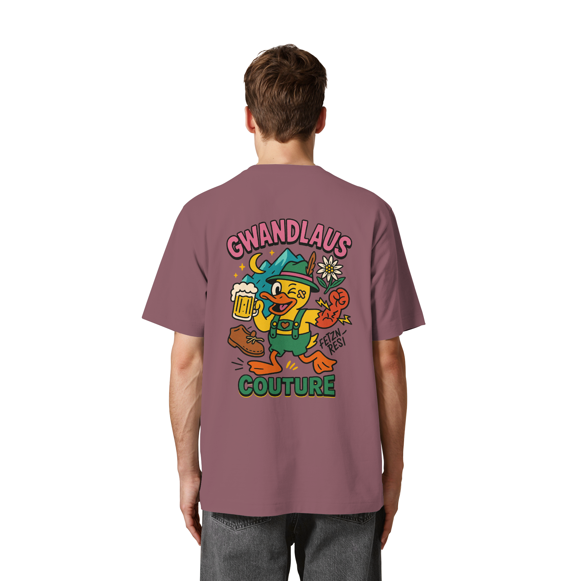 Crazy Duck - Heavy Oversized Organic Shirt