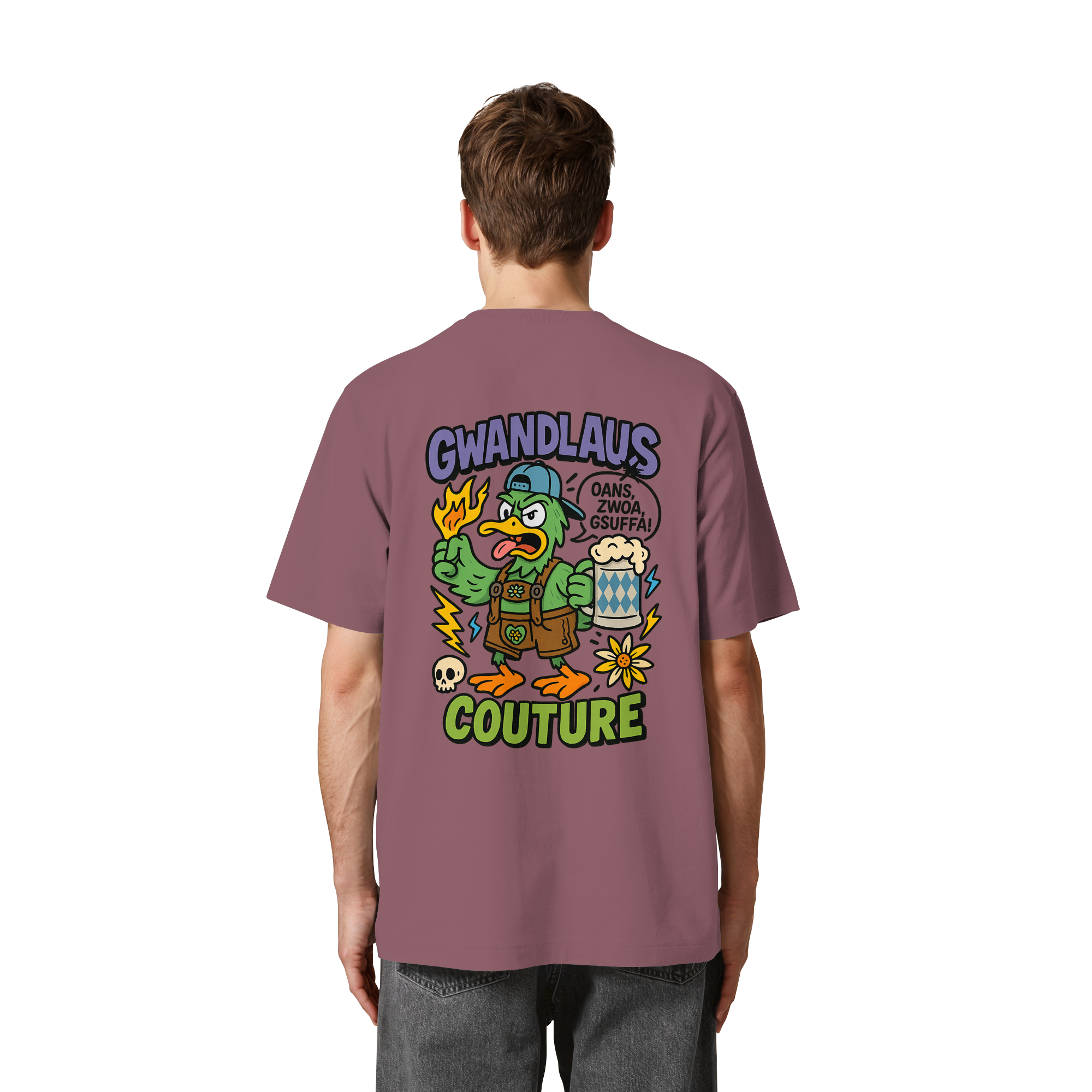 Ente süßsauer - Heavy Oversized Organic Shirt