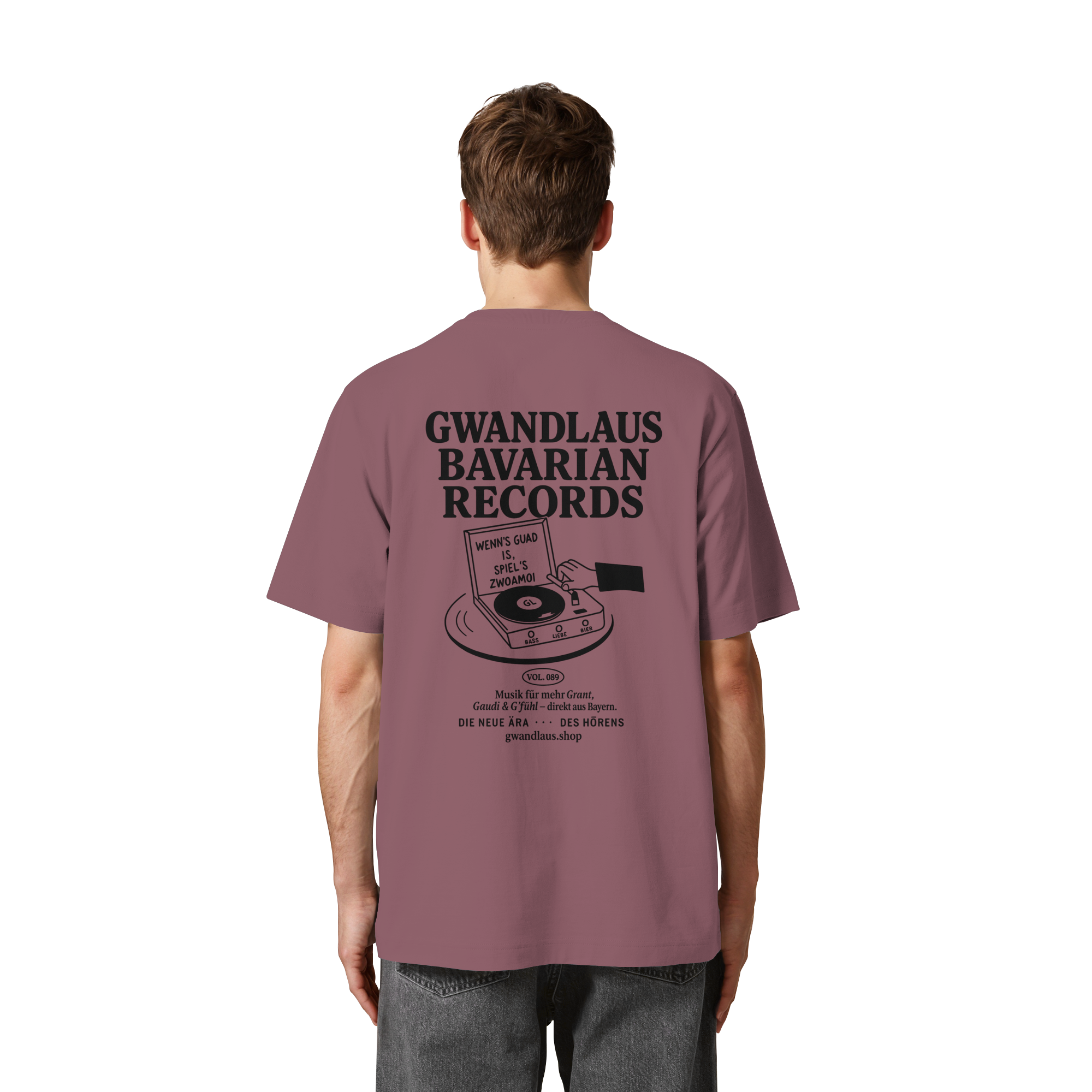 Bavarian Records  - Heavy Oversized Organic Shirt