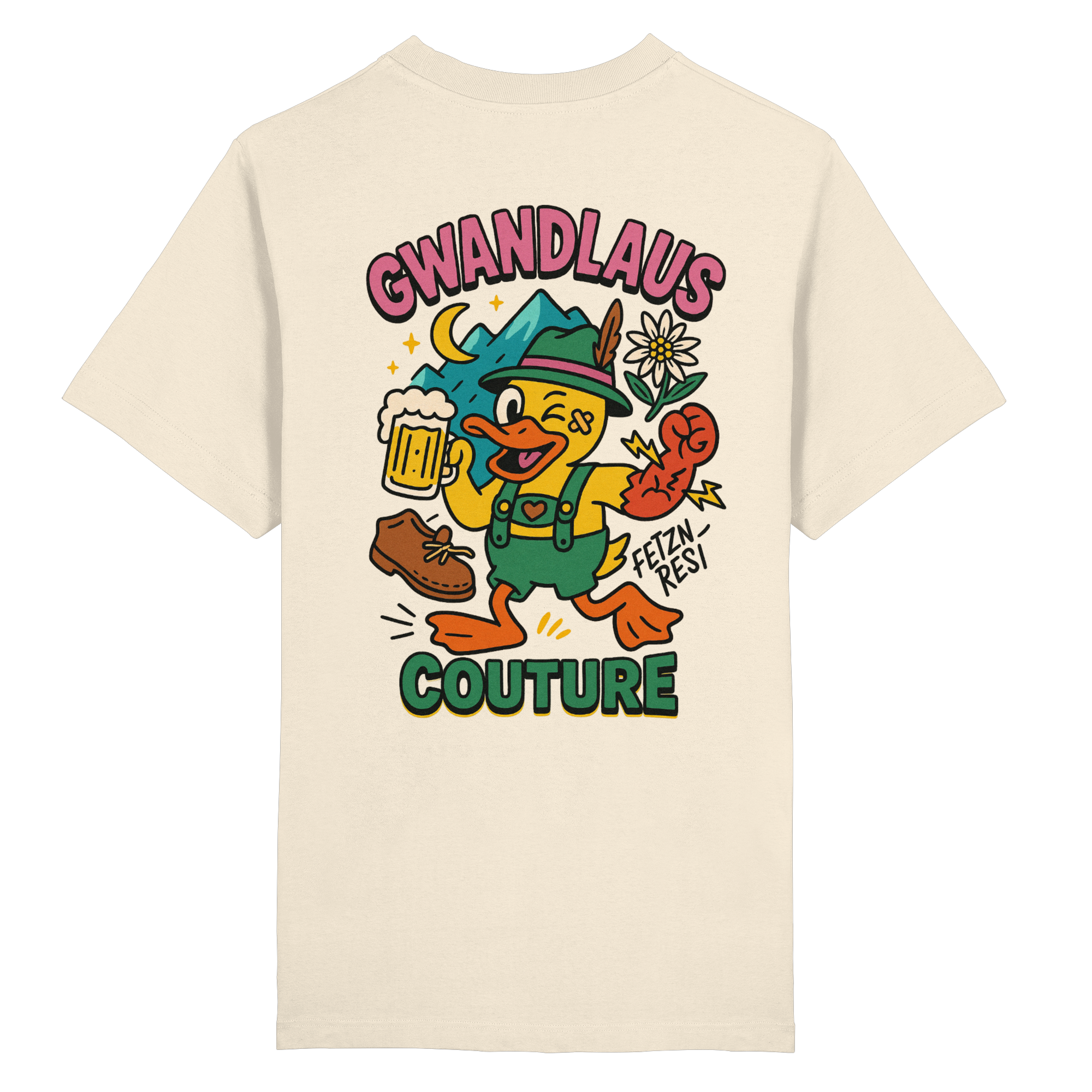 Crazy Duck - Heavy Oversized Organic Shirt