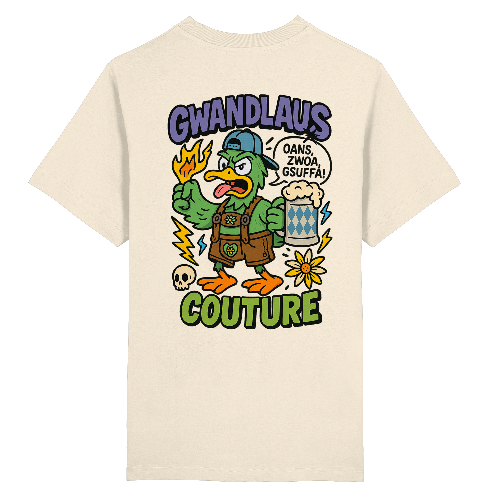 Ente süßsauer - Heavy Oversized Organic Shirt