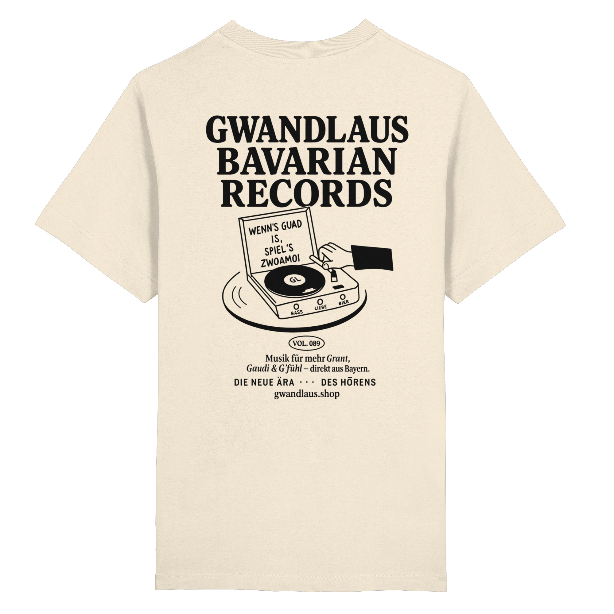 Bavarian Records  - Heavy Oversized Organic Shirt