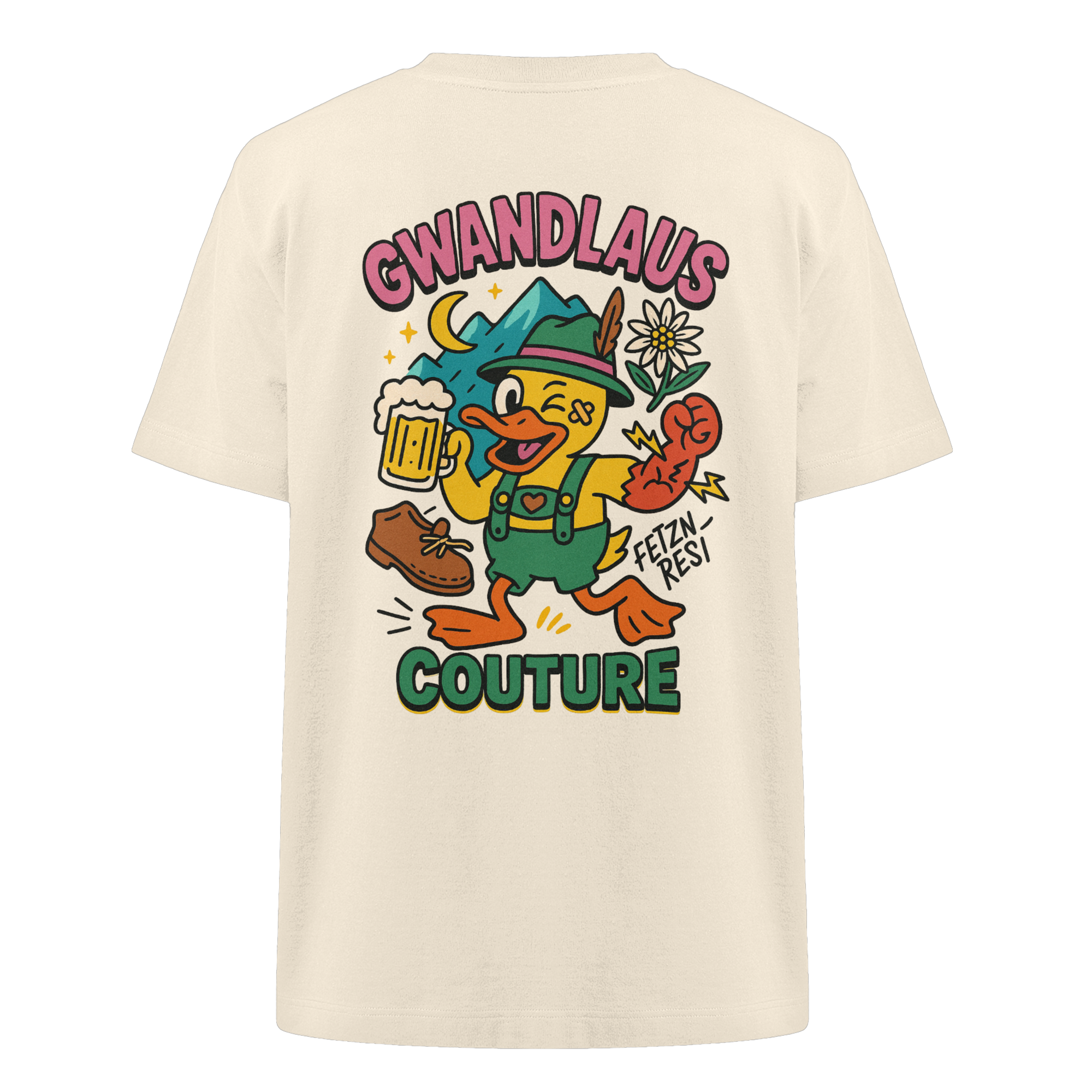 Crazy Duck - Heavy Oversized Organic Shirt