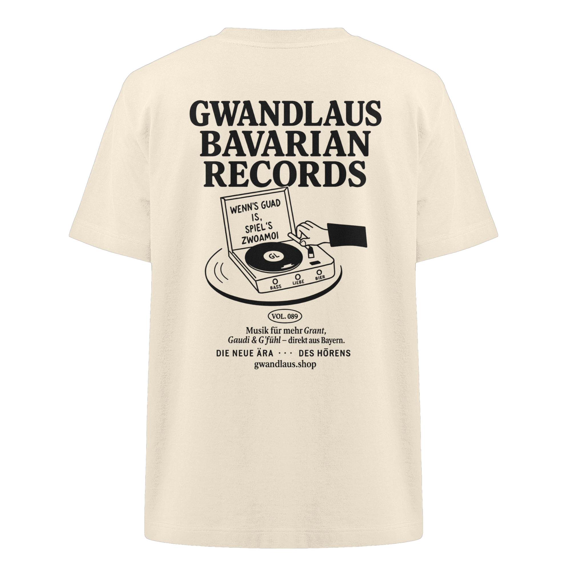 Bavarian Records  - Heavy Oversized Organic Shirt