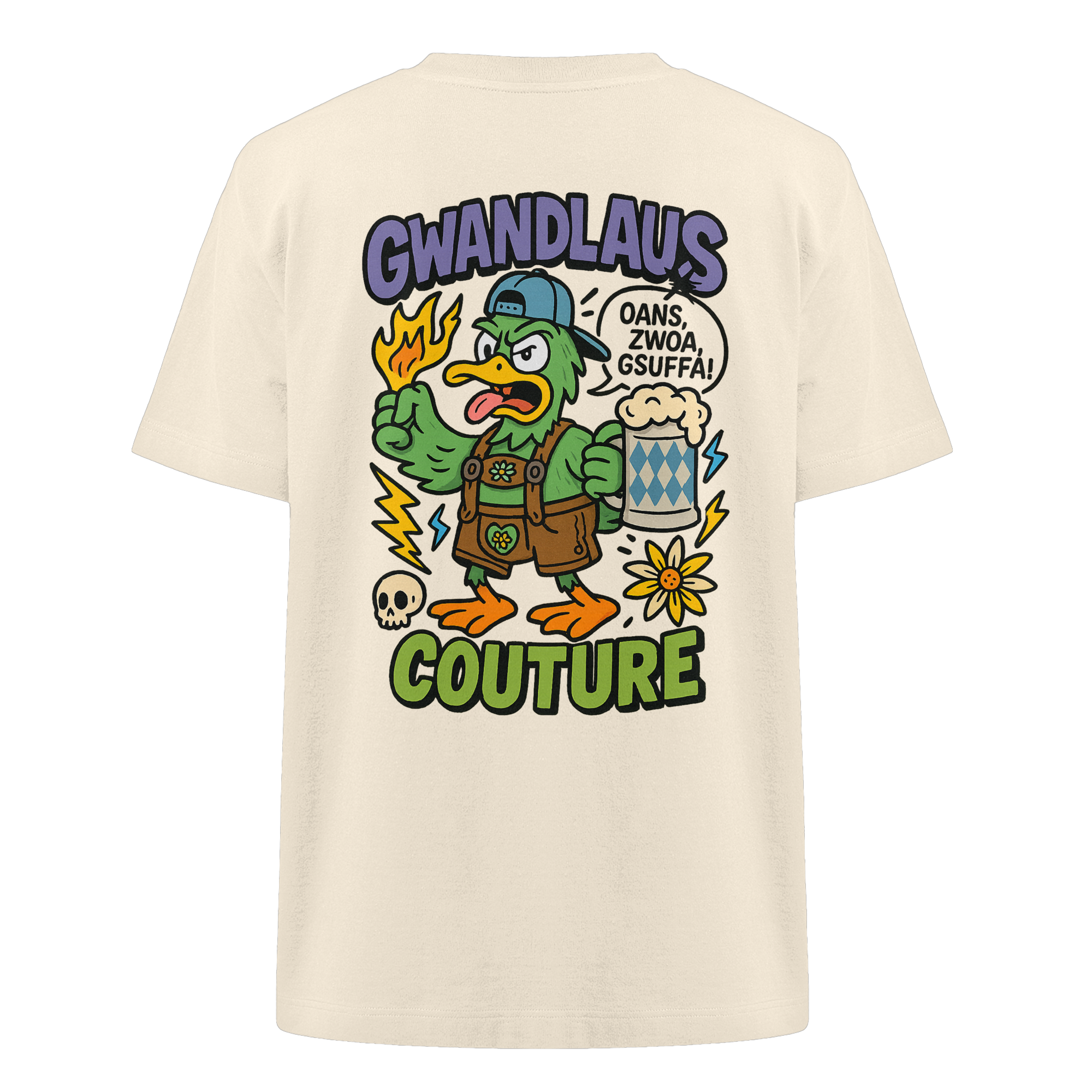 Ente süßsauer - Heavy Oversized Organic Shirt