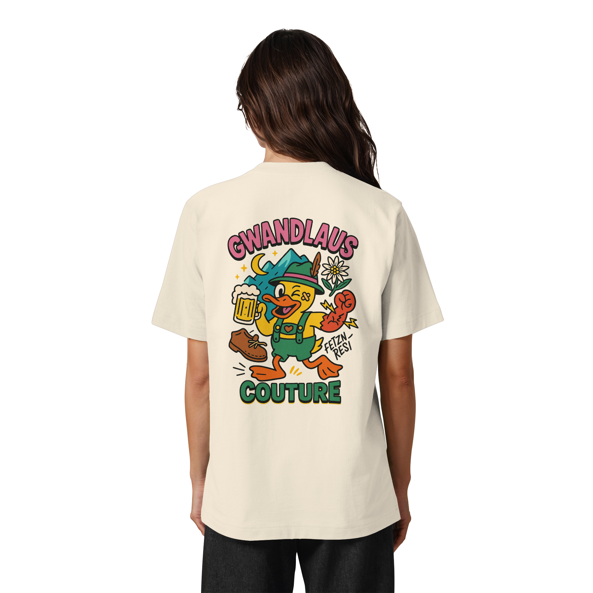 Crazy Duck - Heavy Oversized Organic Shirt