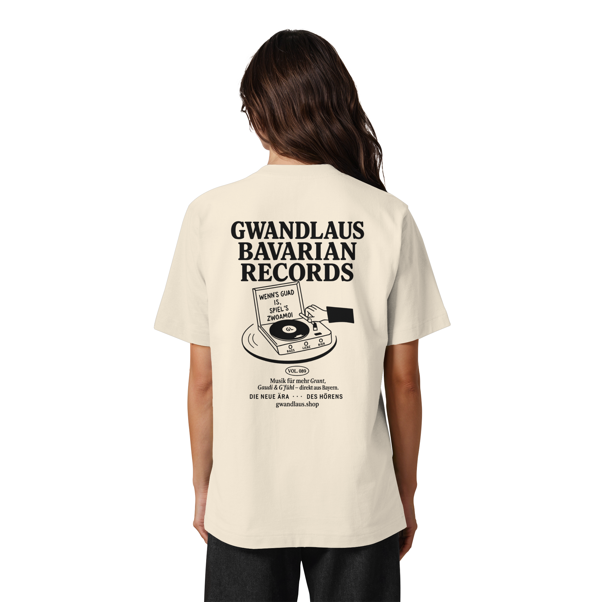 Bavarian Records  - Heavy Oversized Organic Shirt