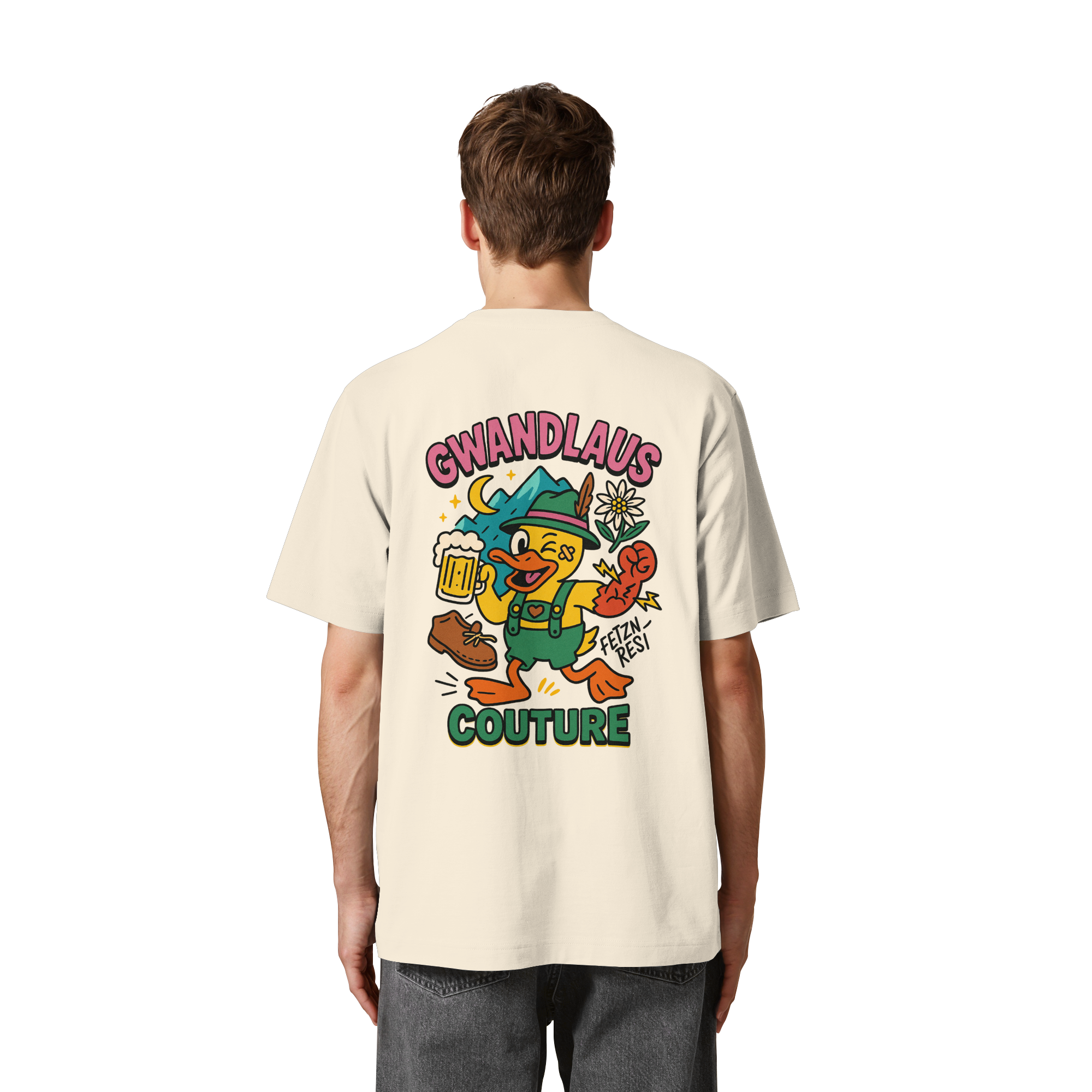 Crazy Duck - Heavy Oversized Organic Shirt