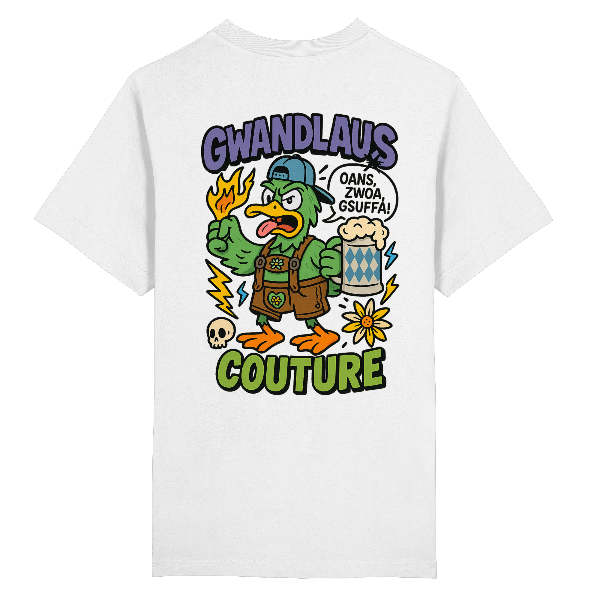 Ente süßsauer - Heavy Oversized Organic Shirt