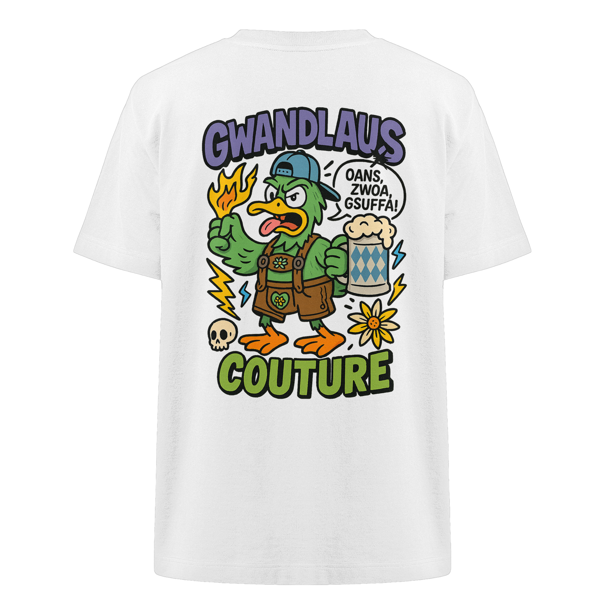 Ente süßsauer - Heavy Oversized Organic Shirt