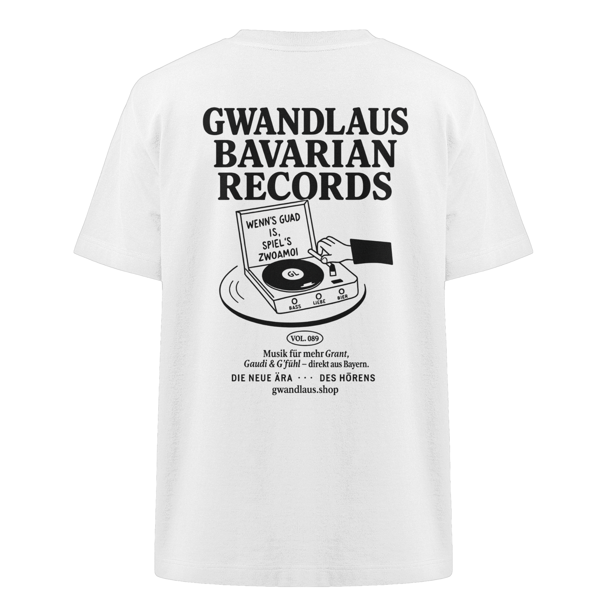 Bavarian Records  - Heavy Oversized Organic Shirt