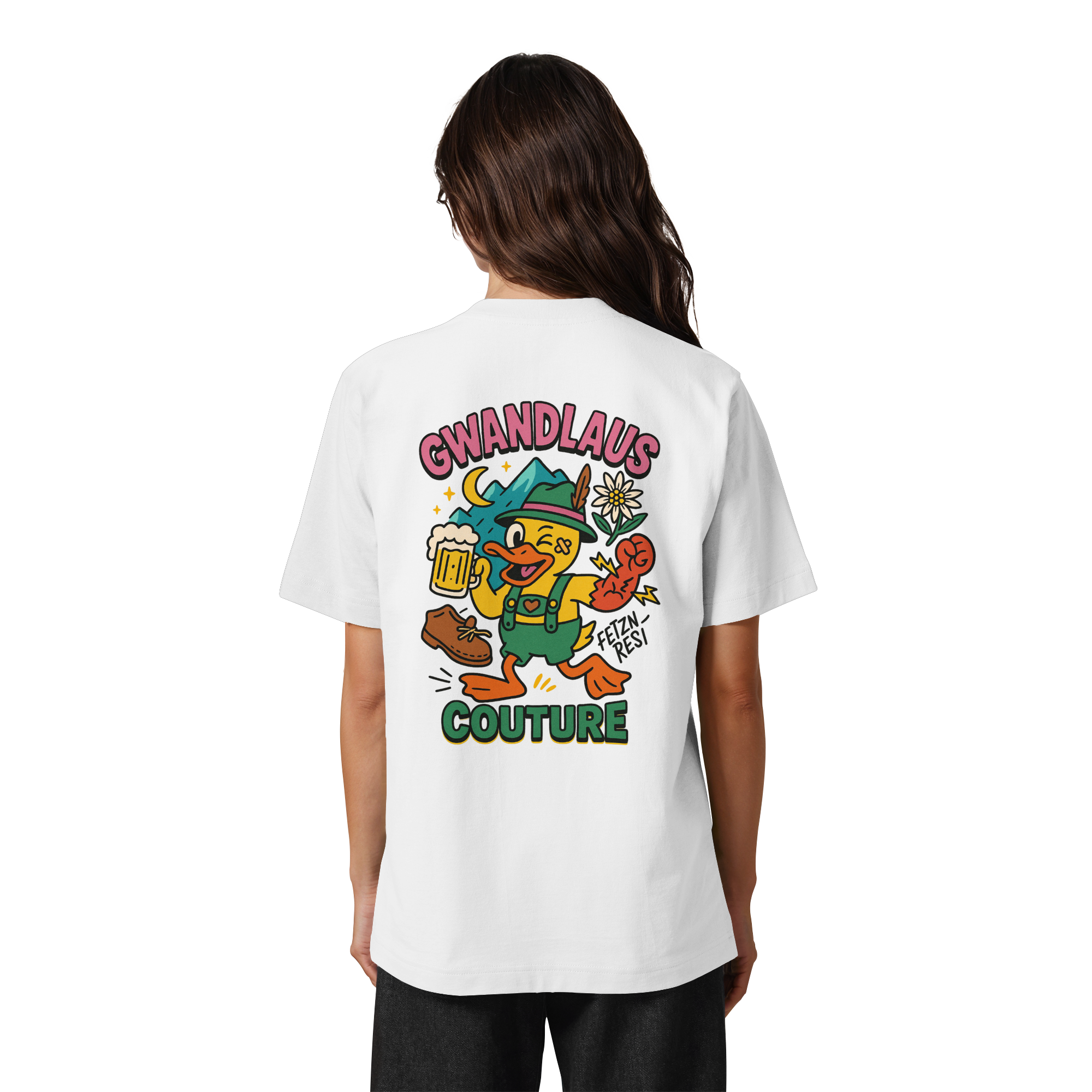 Crazy Duck - Heavy Oversized Organic Shirt