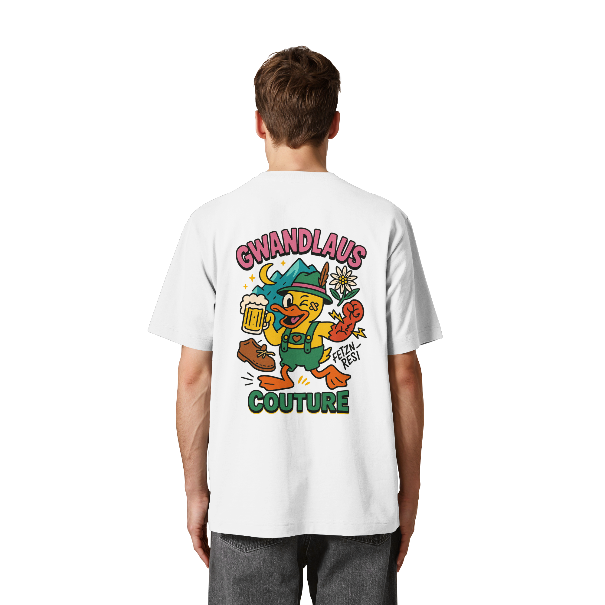Crazy Duck - Heavy Oversized Organic Shirt