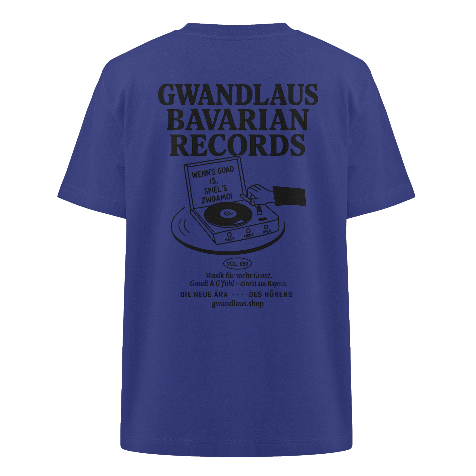 Bavarian Records  - Heavy Oversized Organic Shirt
