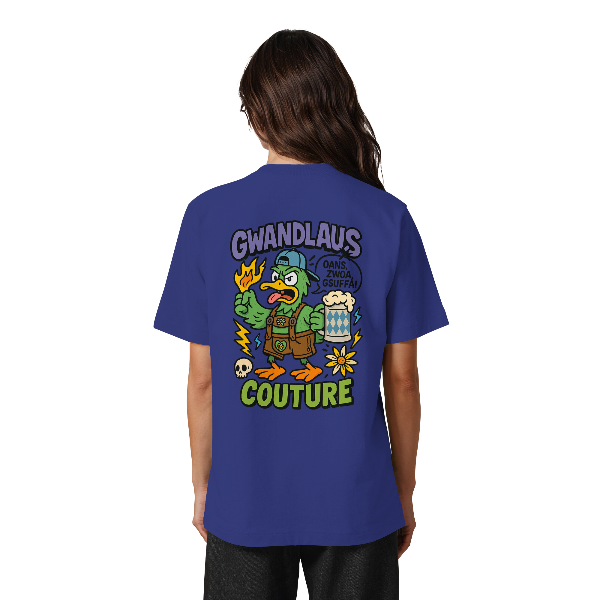 Ente süßsauer - Heavy Oversized Organic Shirt