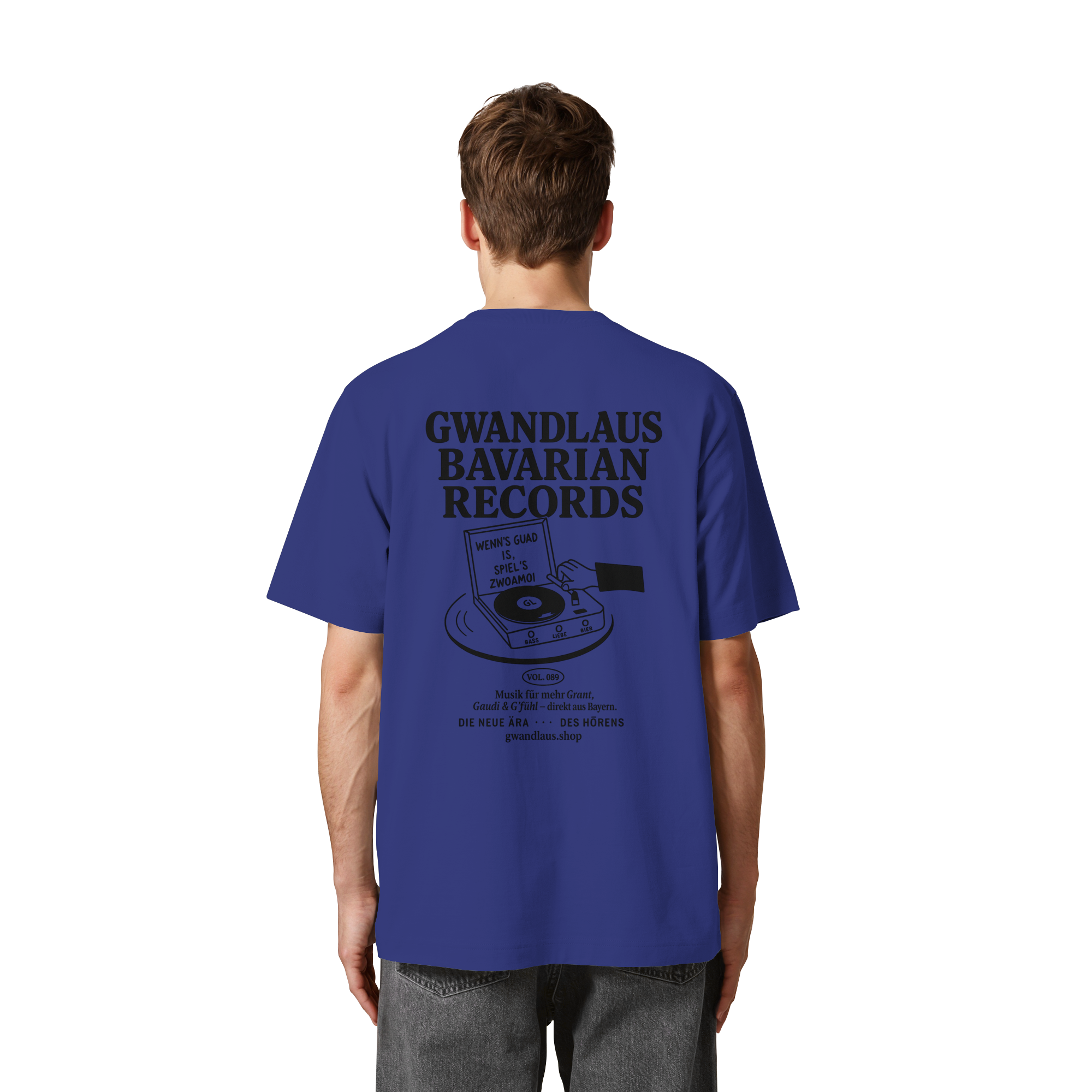 Bavarian Records  - Heavy Oversized Organic Shirt