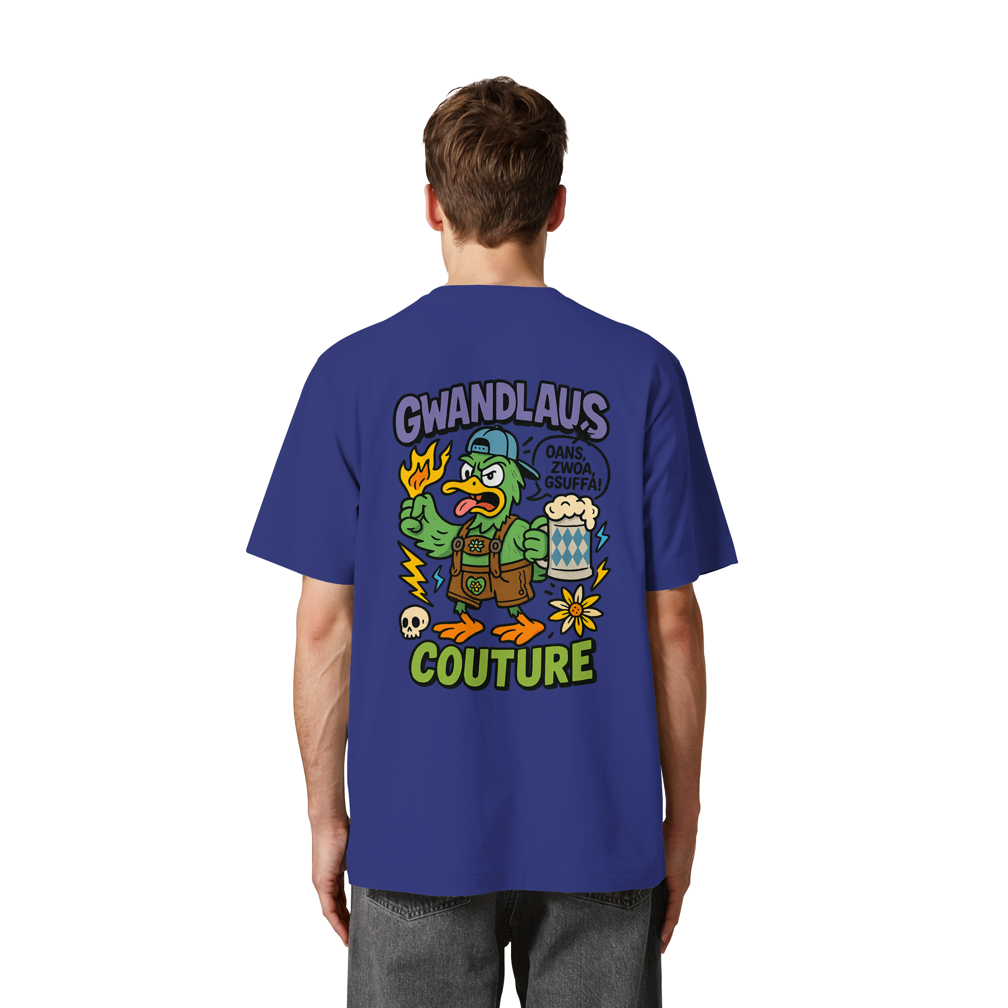 Ente süßsauer - Heavy Oversized Organic Shirt