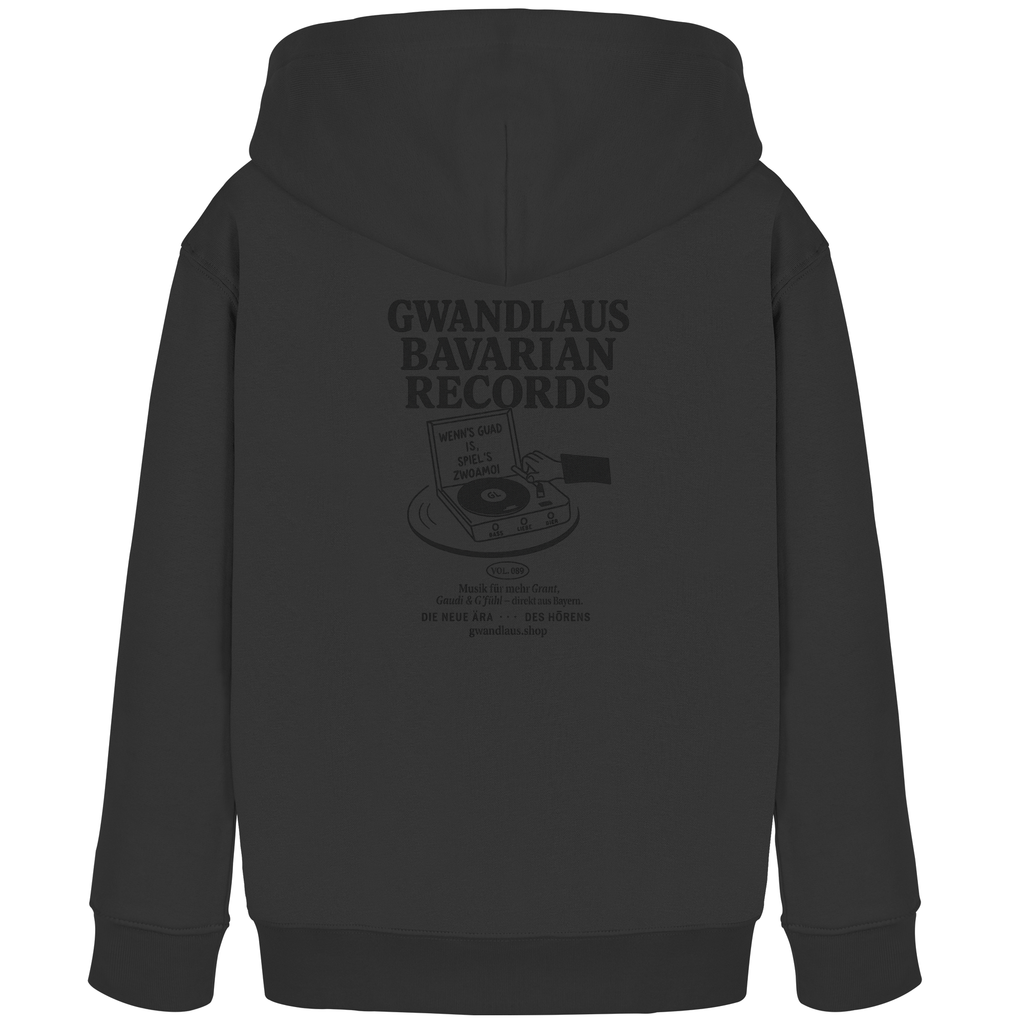 Kids Organic Hoodie - Bavarian Records