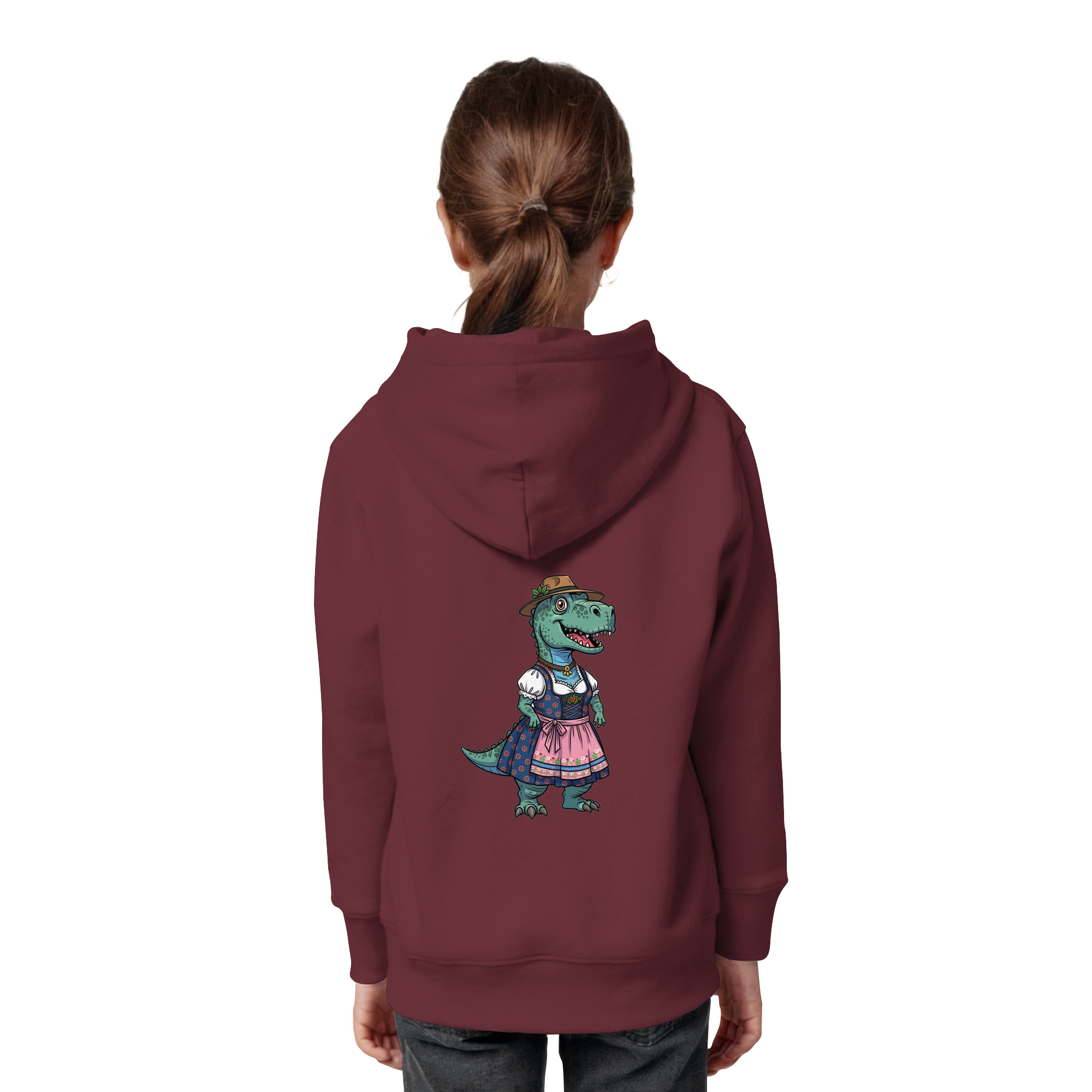 Kids Hoodie - Dino Mädel