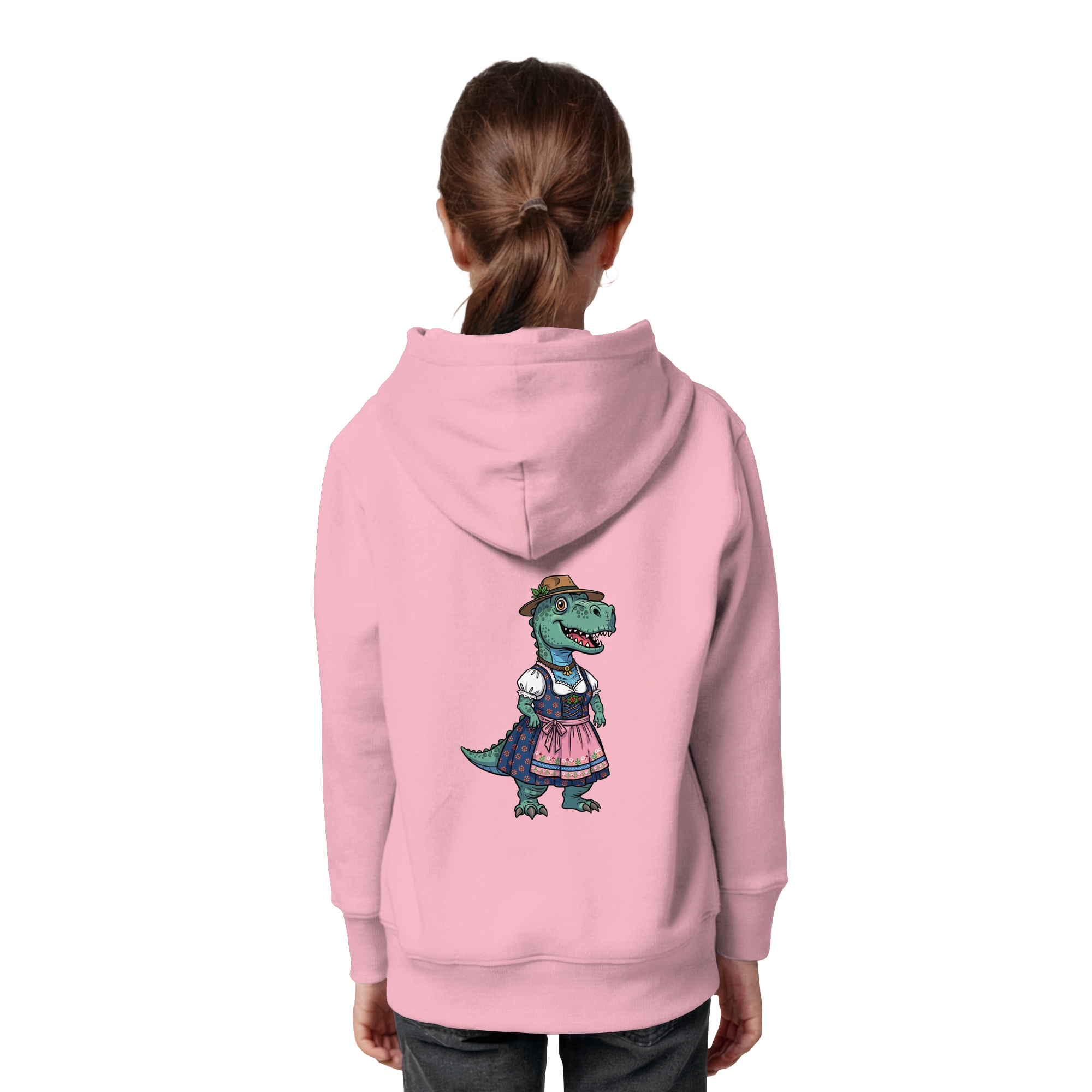 Kids Hoodie - Dino Mädel