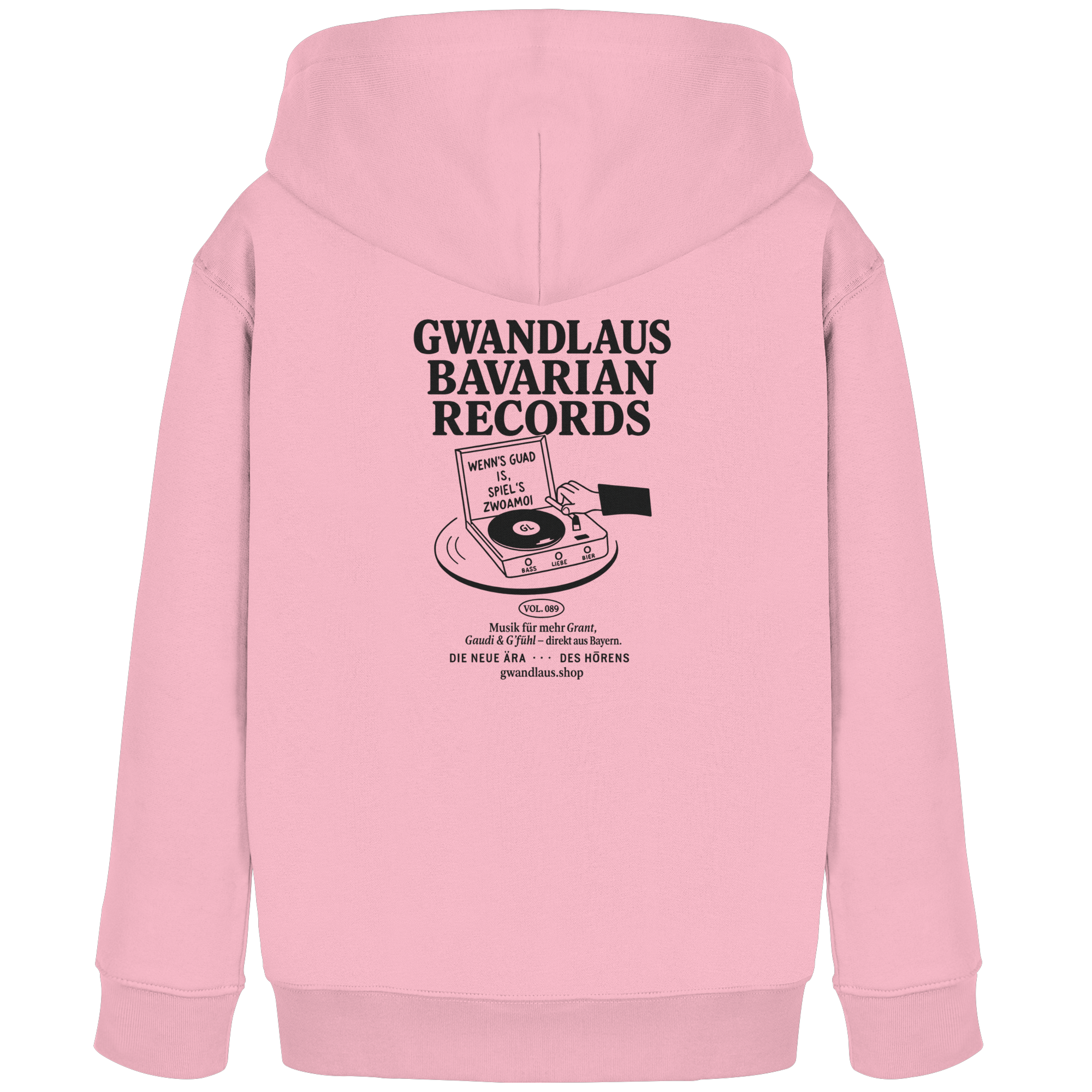 Kids Organic Hoodie - Bavarian Records