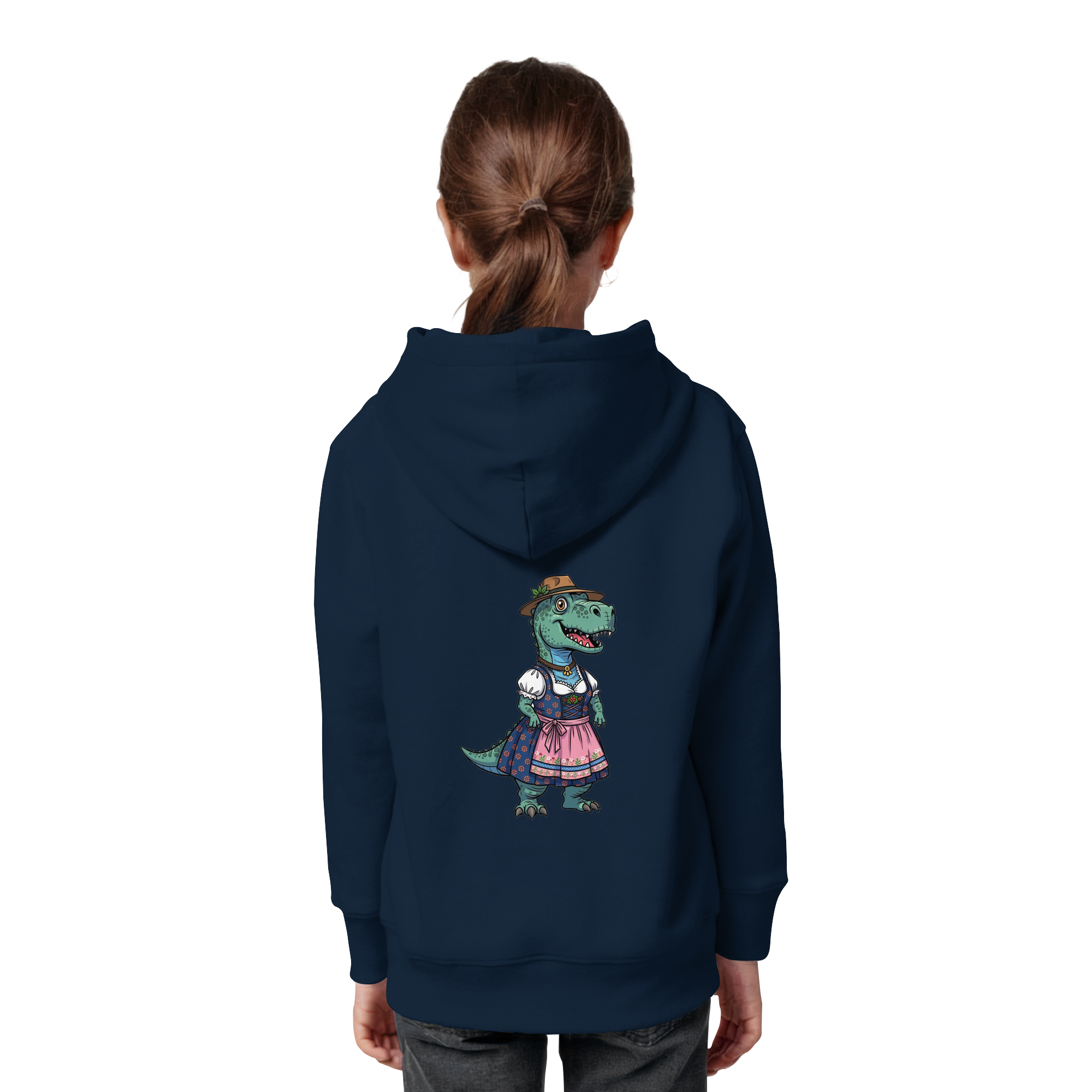 Kids Hoodie - Dino Mädel