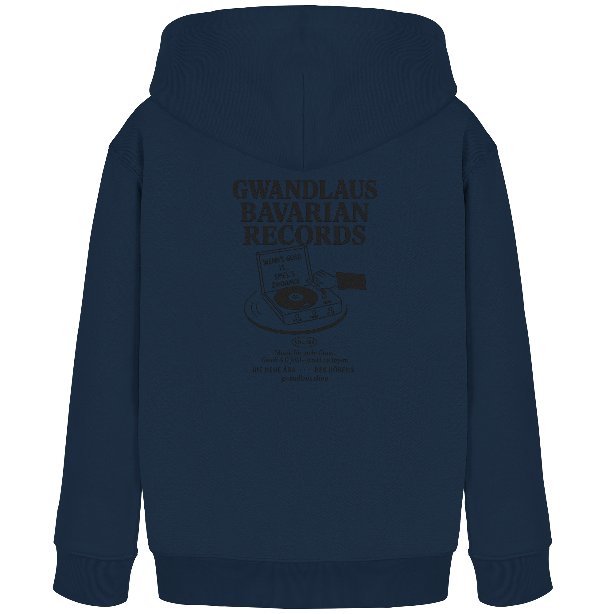 Kids Organic Hoodie - Bavarian Records