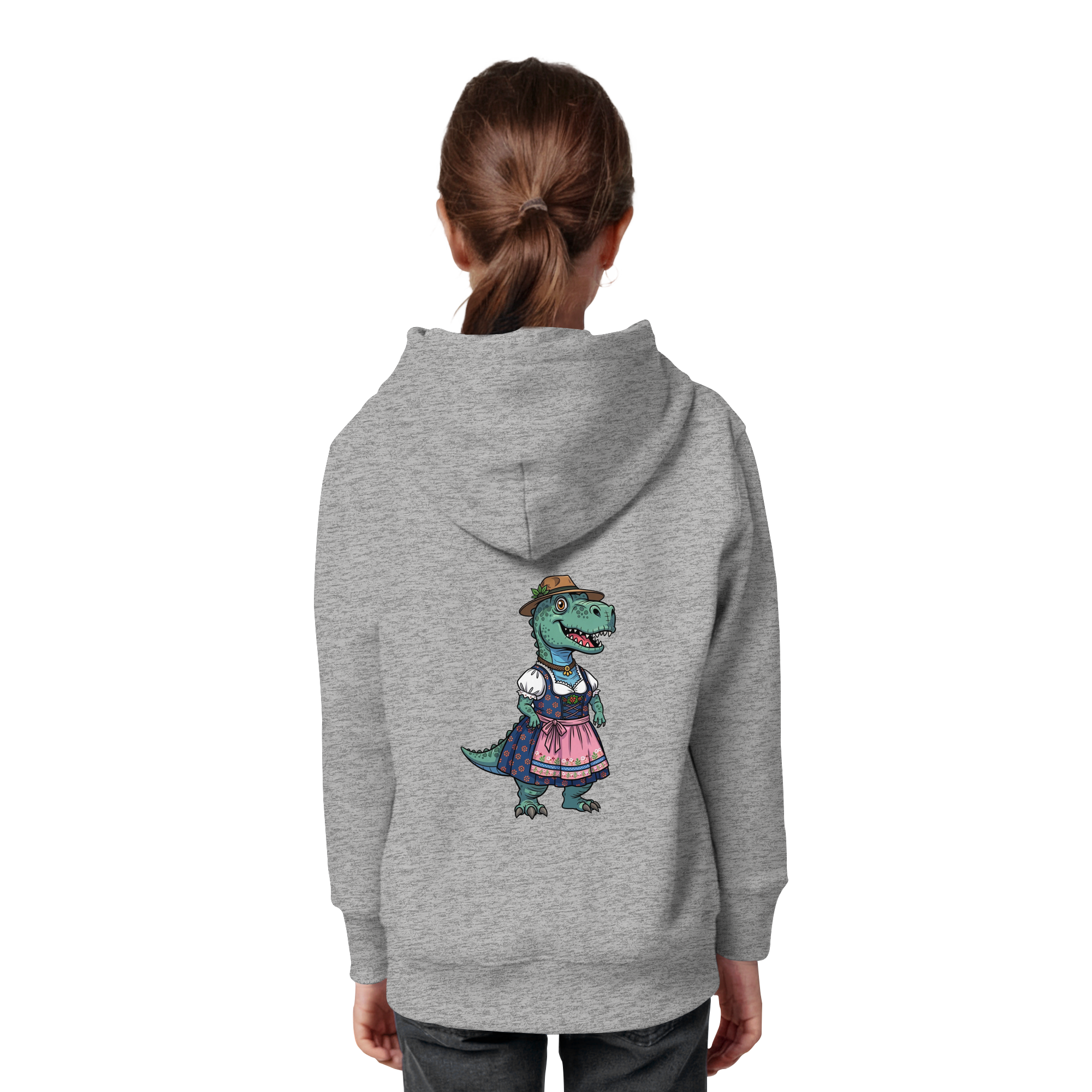 Kids Hoodie - Dino Mädel