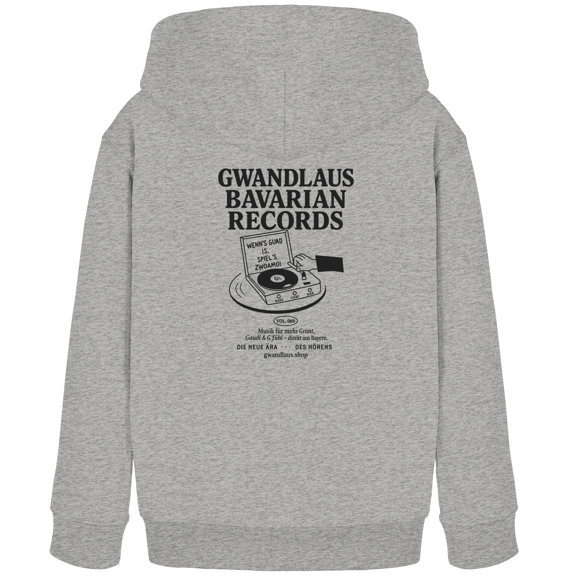 Kids Organic Hoodie - Bavarian Records