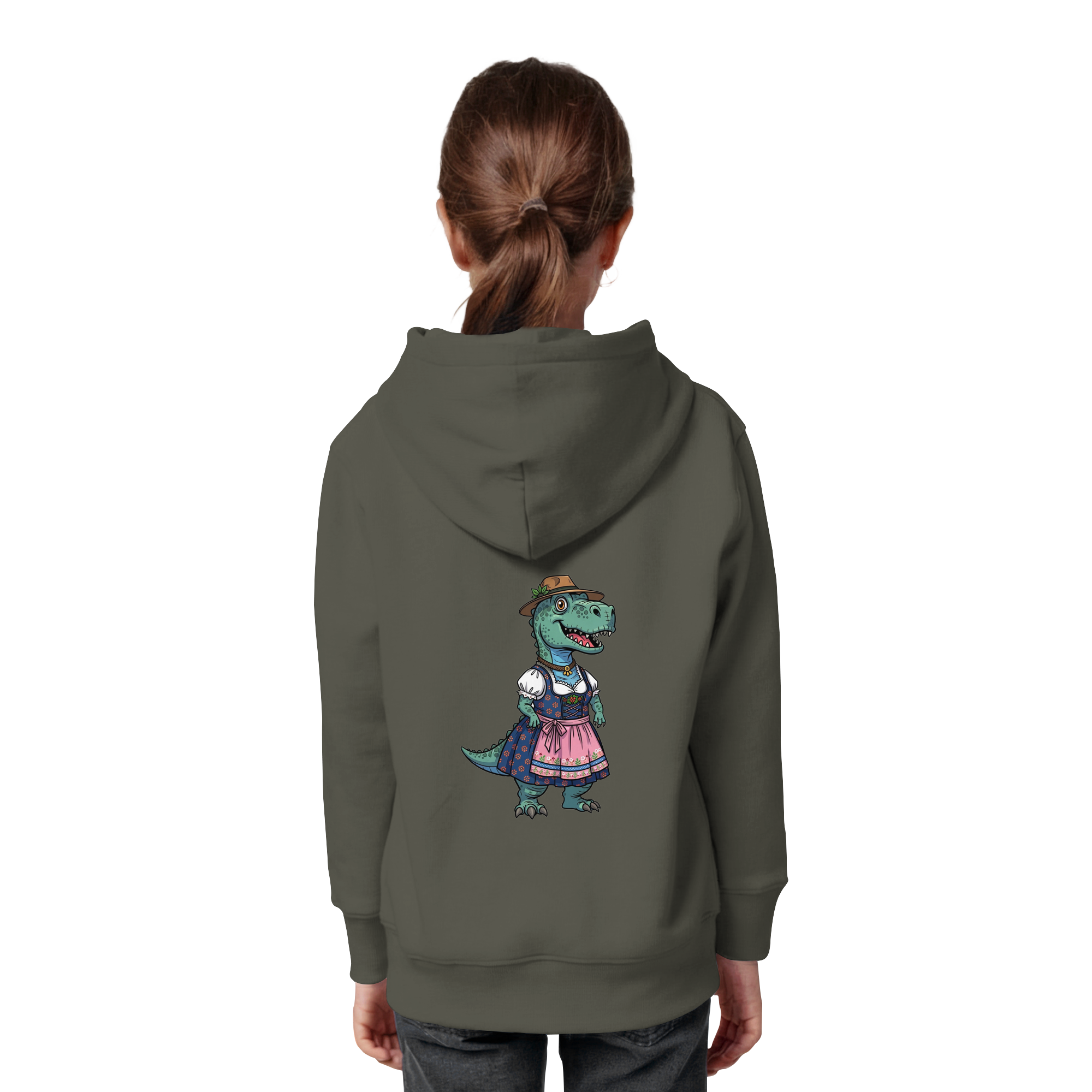 Kids Hoodie - Dino Mädel