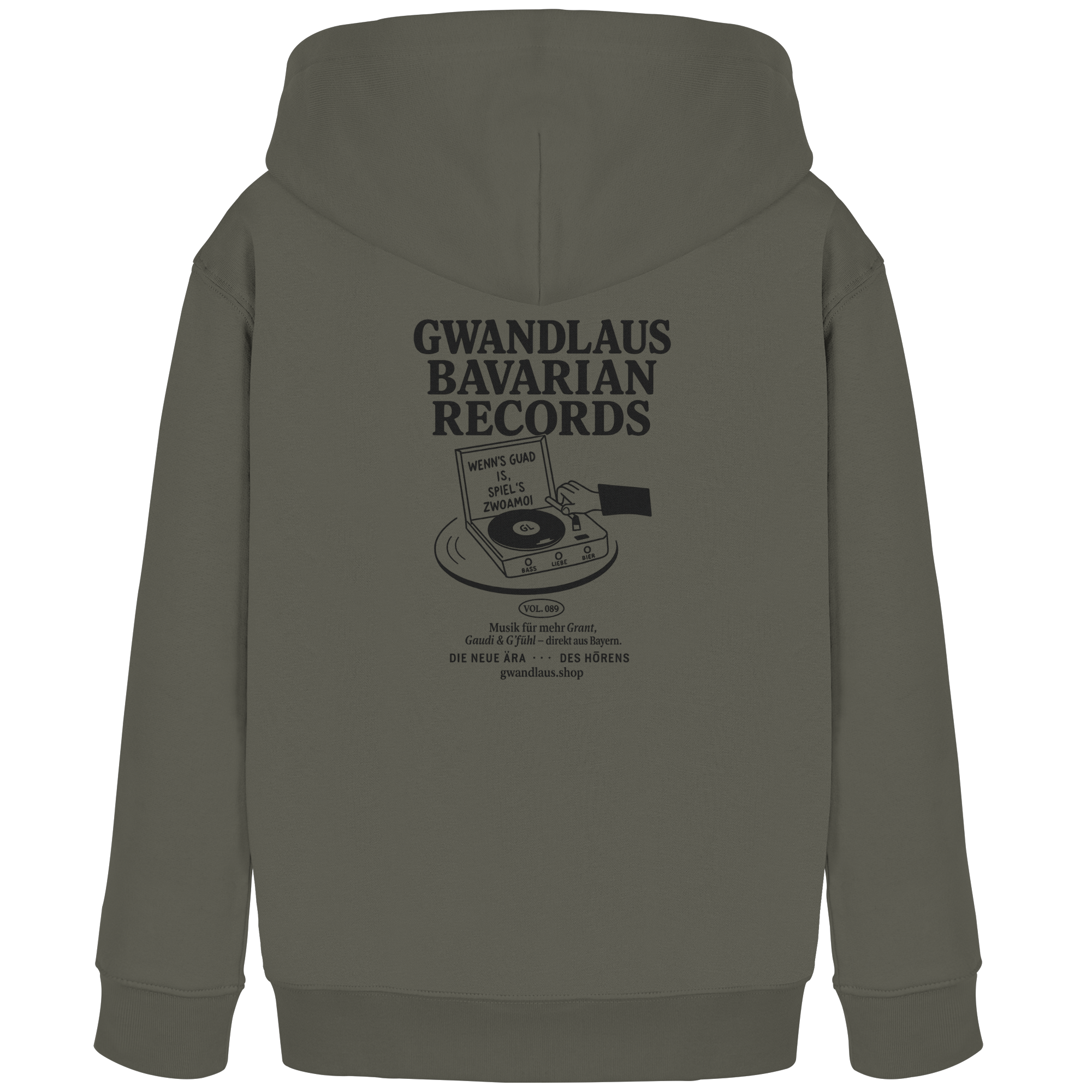 Kids Organic Hoodie - Bavarian Records